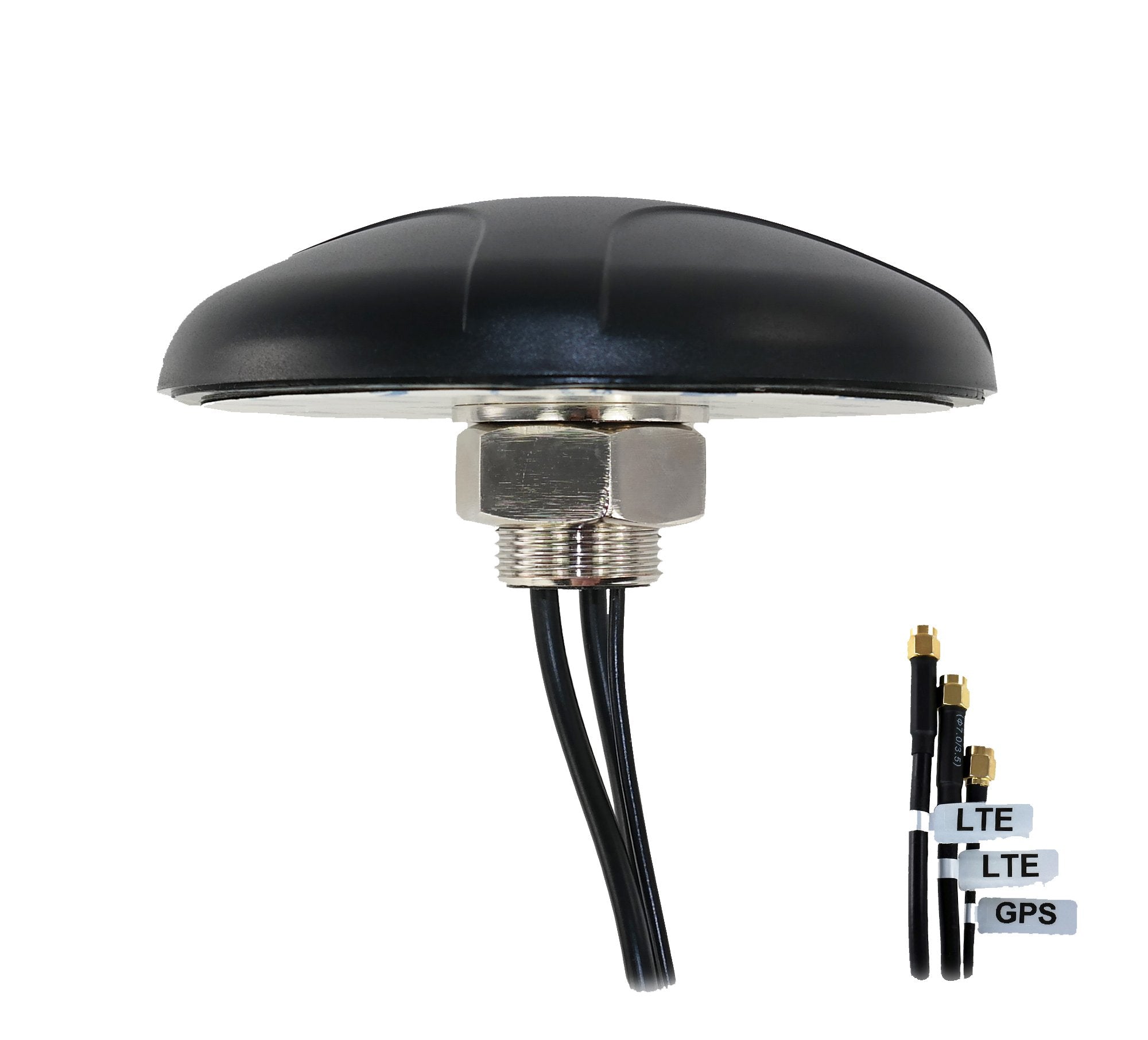 Proxicast 3 In 1 Professional Low Profile Mimo Lte + Gps Screw Mount Combination Vehicle Antenna Compatible With Cradlepoint, Di