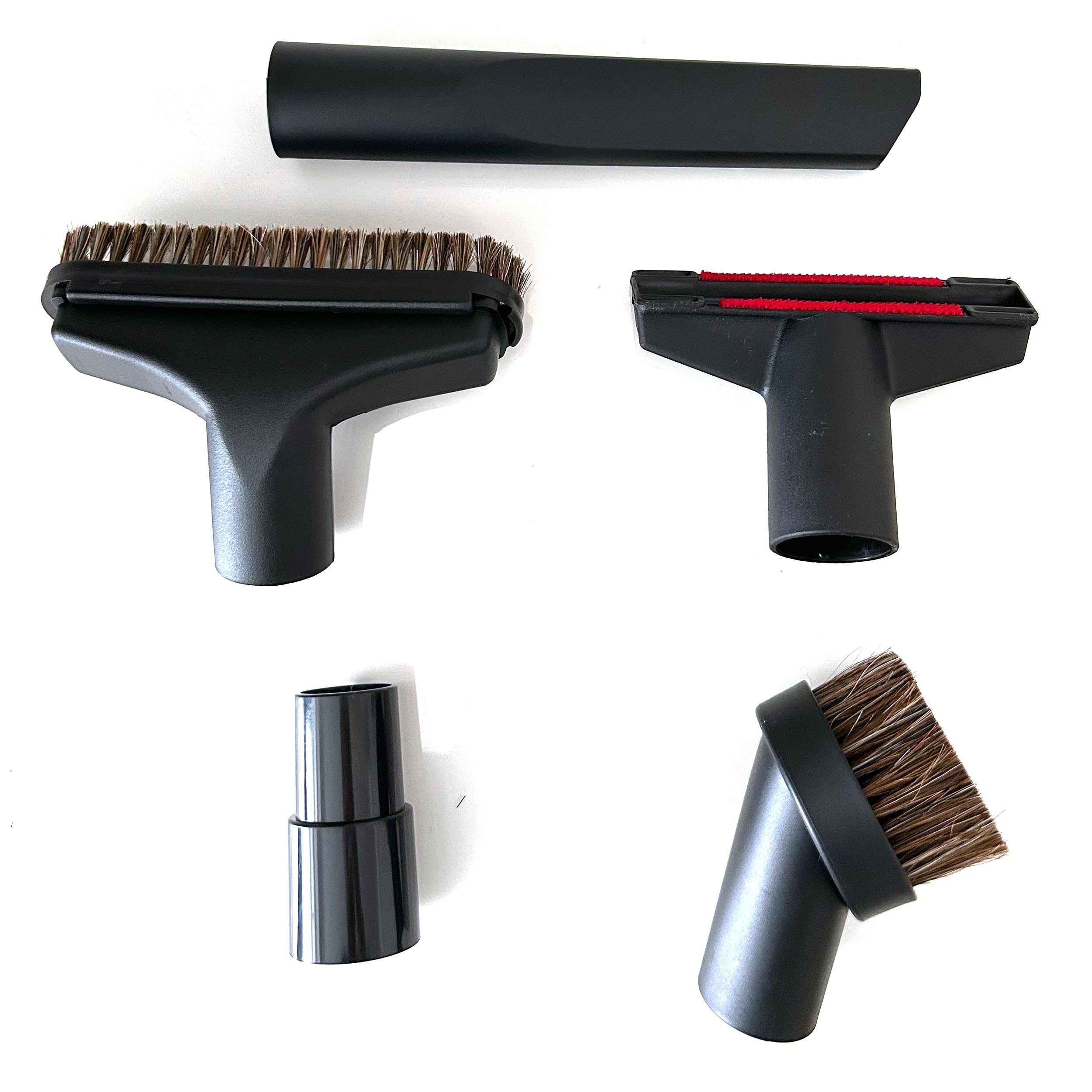 ZANVACUE Replacement 32mm&35mm Brush kit for Universal Vacuum Cleaner Horsehair Brush kit Crevice Tool Kits Accessories for 1 1/