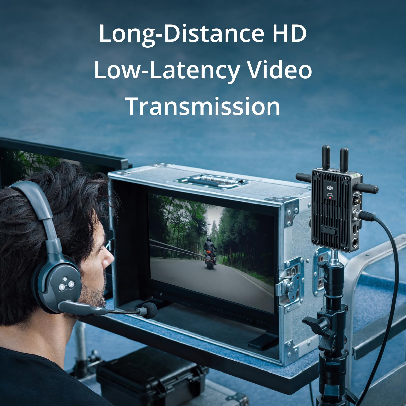 Dji Transmission (Standard Combo), 20,000Ft 1080P/60Fps Wireless Transmission, With Transmitter And Receiver, Transmits Metadata