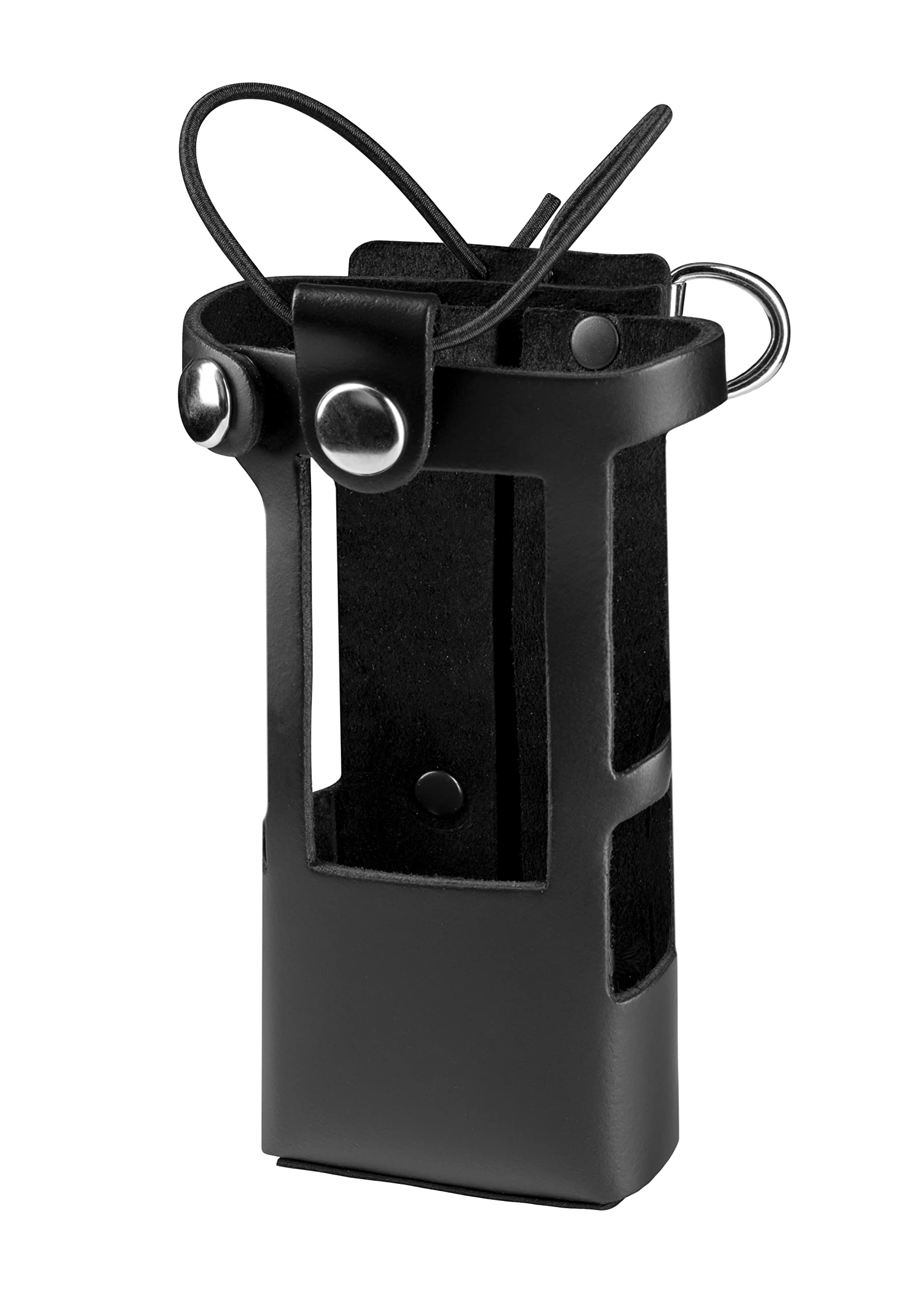 Radio Case Two Way Radio Holder Leather Holster With Adjustable Elastic Band Fits For Motorola Apx 6000/6000Xe Or 8000/8000Xe (M