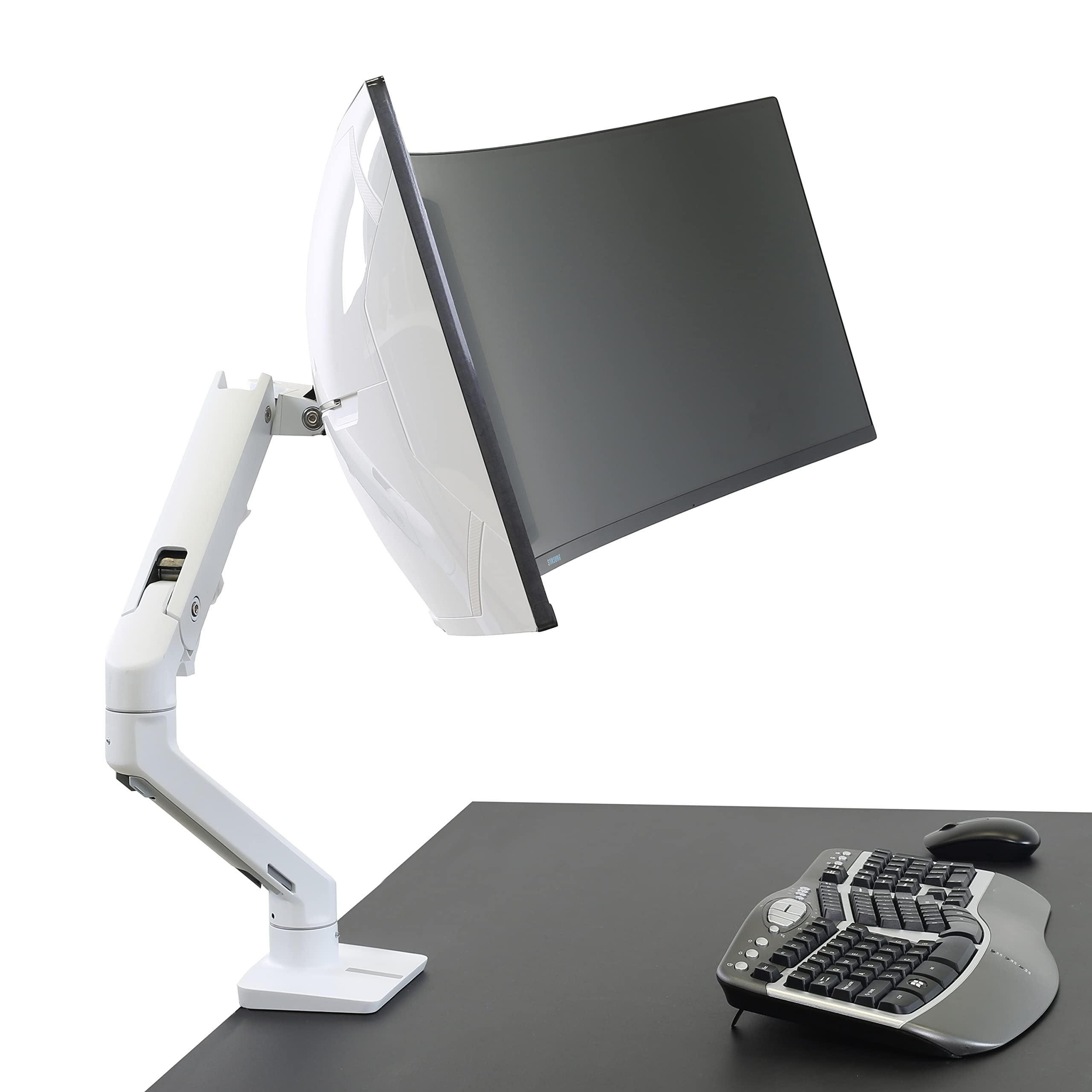 Ergotron   Hx Heavy Duty Tilt Pivot   For 1000R, Ultrawide Curved Monitors, Screen Depth 6 12      Add On For Hx Desk And Hx Wal