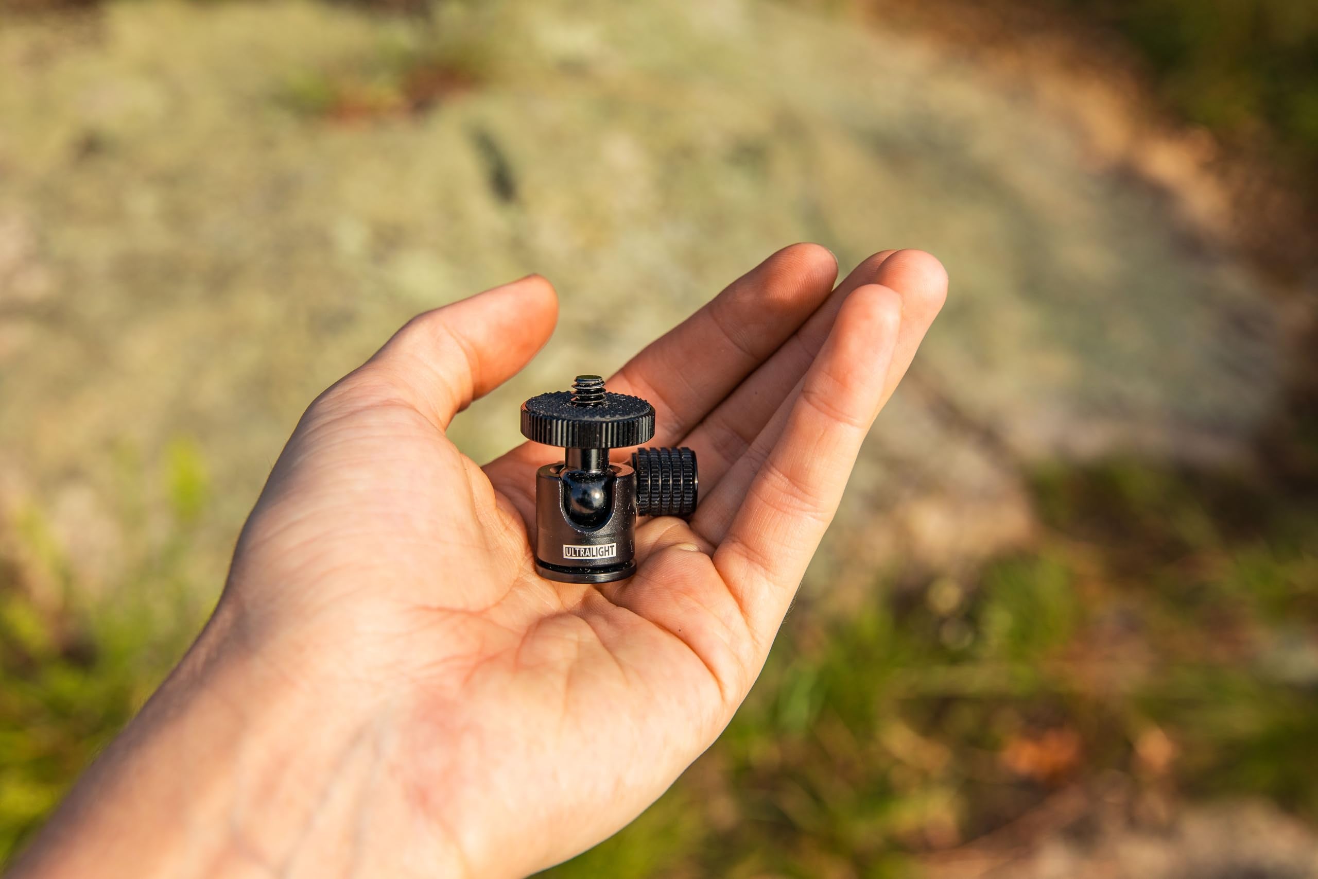 Ultralight 0.85Oz/24G Ball Head Only   The Ballhead   For Camera Tripod   Max Load 3.3Lbs/1.5Kg   Minimalist Design   The Lighte