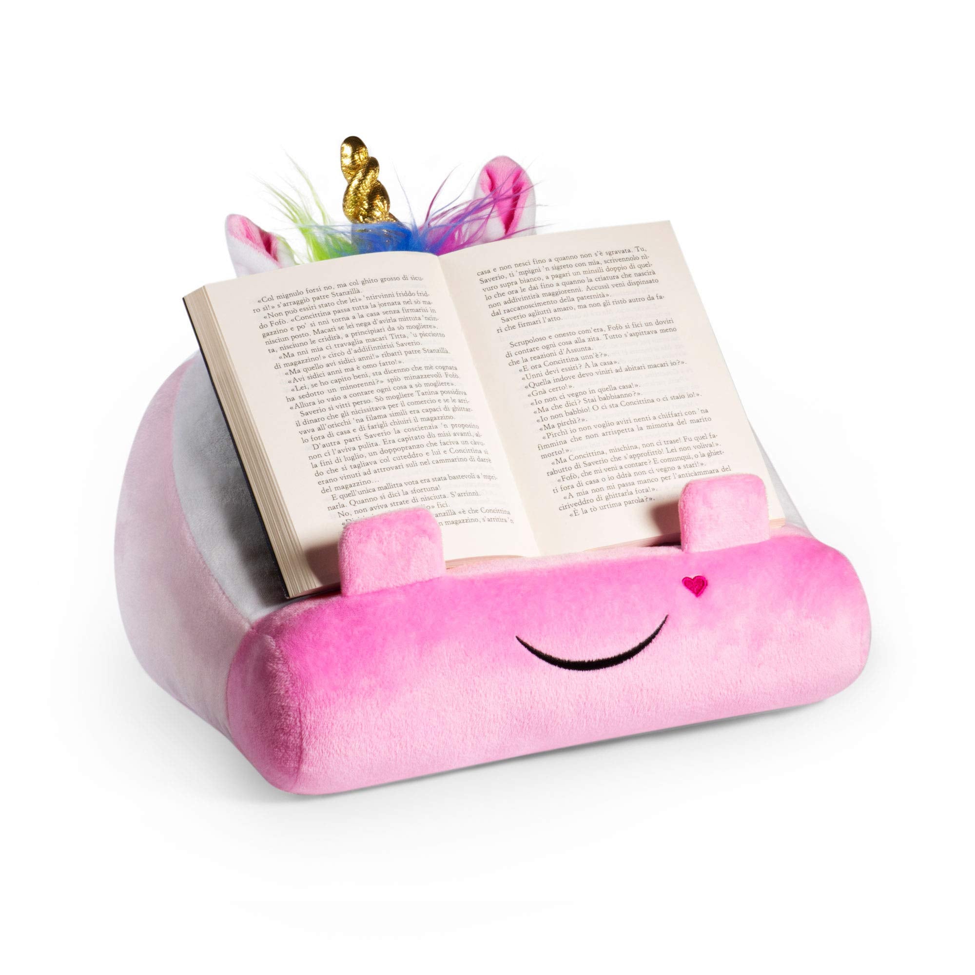 Gifts For Readers & Writers Children'S Ipad Stand | Cuddly Reader Tablet Stand & Book Holder| Reading Pillow For Bedtime Adventu