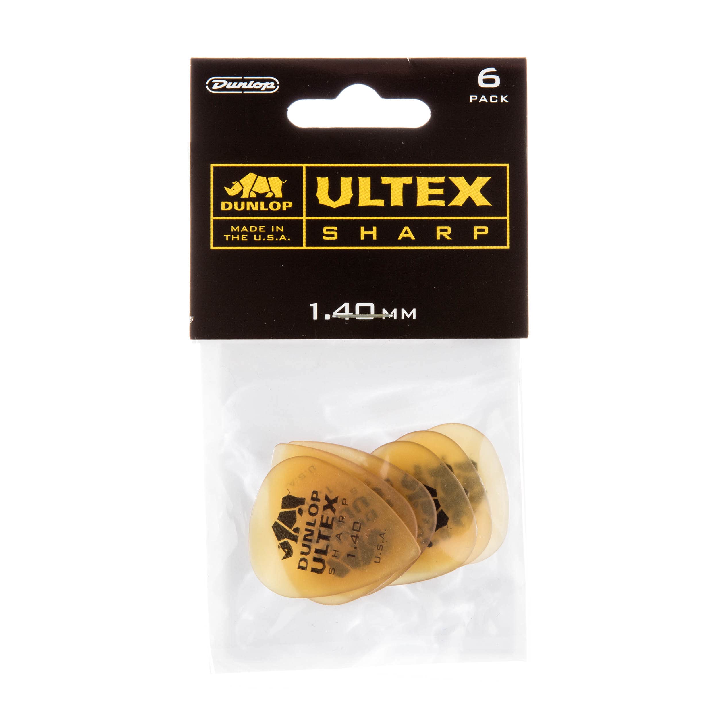 Dunlop 433P1.4 Ultex Sharp, 1.4Mm, 6/Player'S Pack