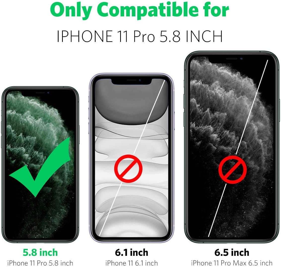 Anti Gravity Iphone 11 Pro Case, Sticky Selfie Suction Black Anti Gravity Phone Case For Iphone 11 Pro 5.8 Inch Stick On Smooth