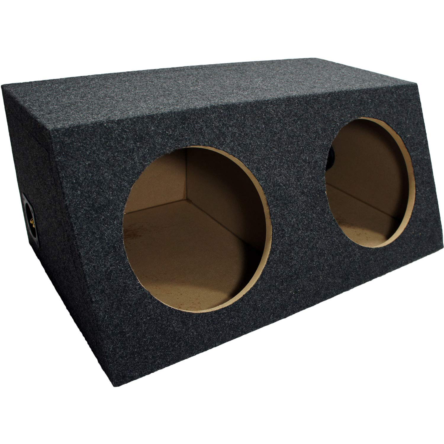 American Sound Connection Asc 210H Dual 10'' Sealed Subwoofer Slanted Hatchback Stereo Sub Box Enclosure