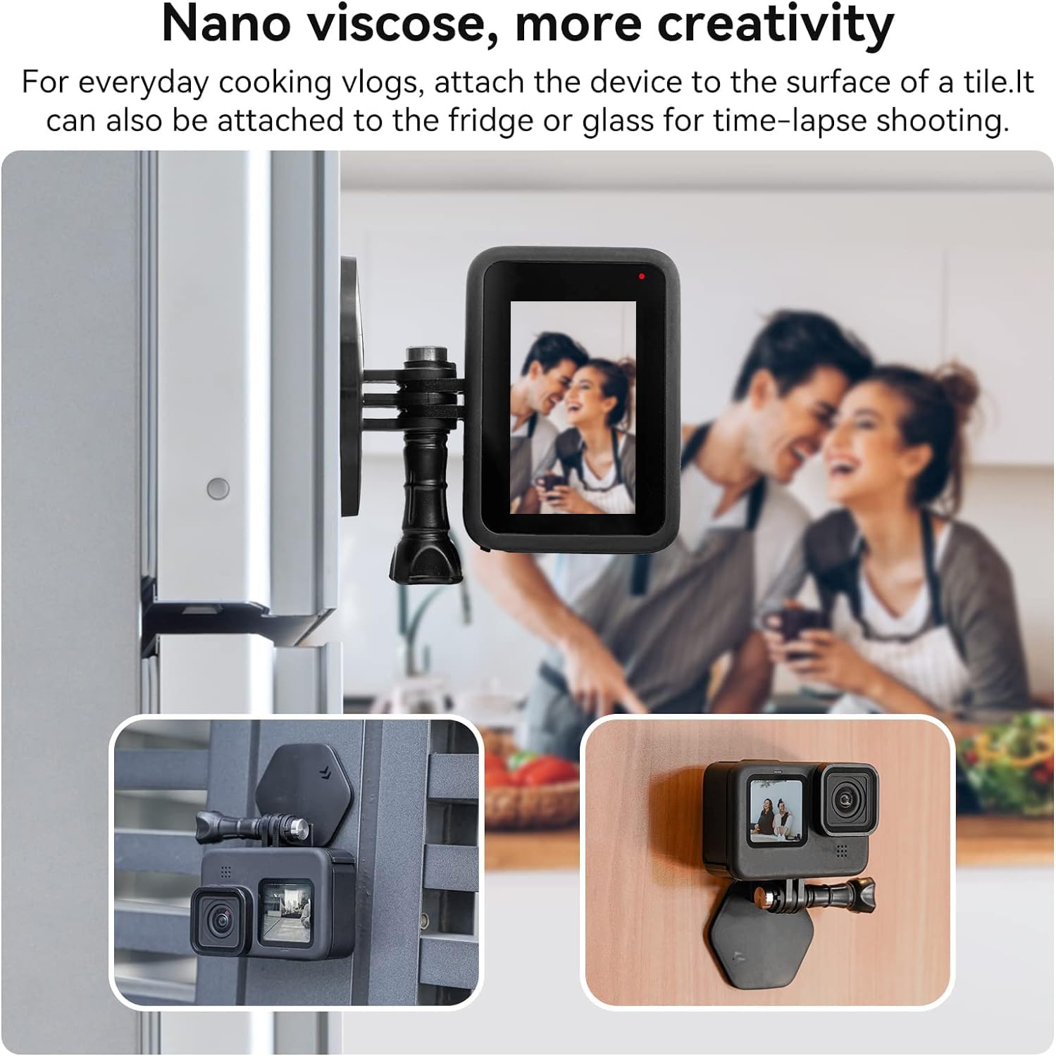 Telesin Magnetic Chest Mount With Neck Strap + Phone Holder + Magnet Tripod Quick Release Base For Gopro Max 12 11 10 Insta360 Dji Action Accessories