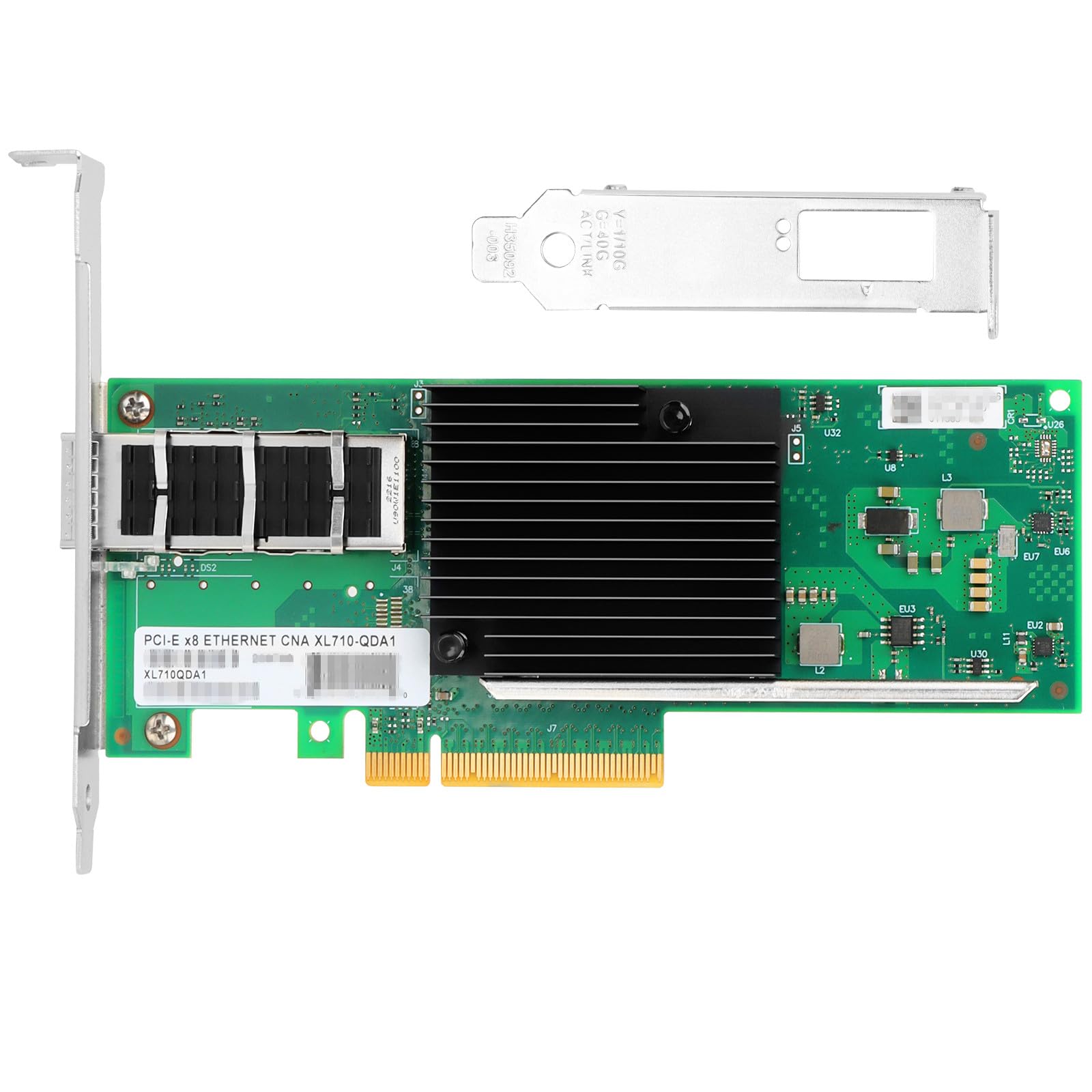 40Gbe Converged Network Adapter (Nic), Pci Express 3.0 X8 Low Profile   40 Gigabit Single Port Qsfp, With Intel Xl710 Am1 Contro
