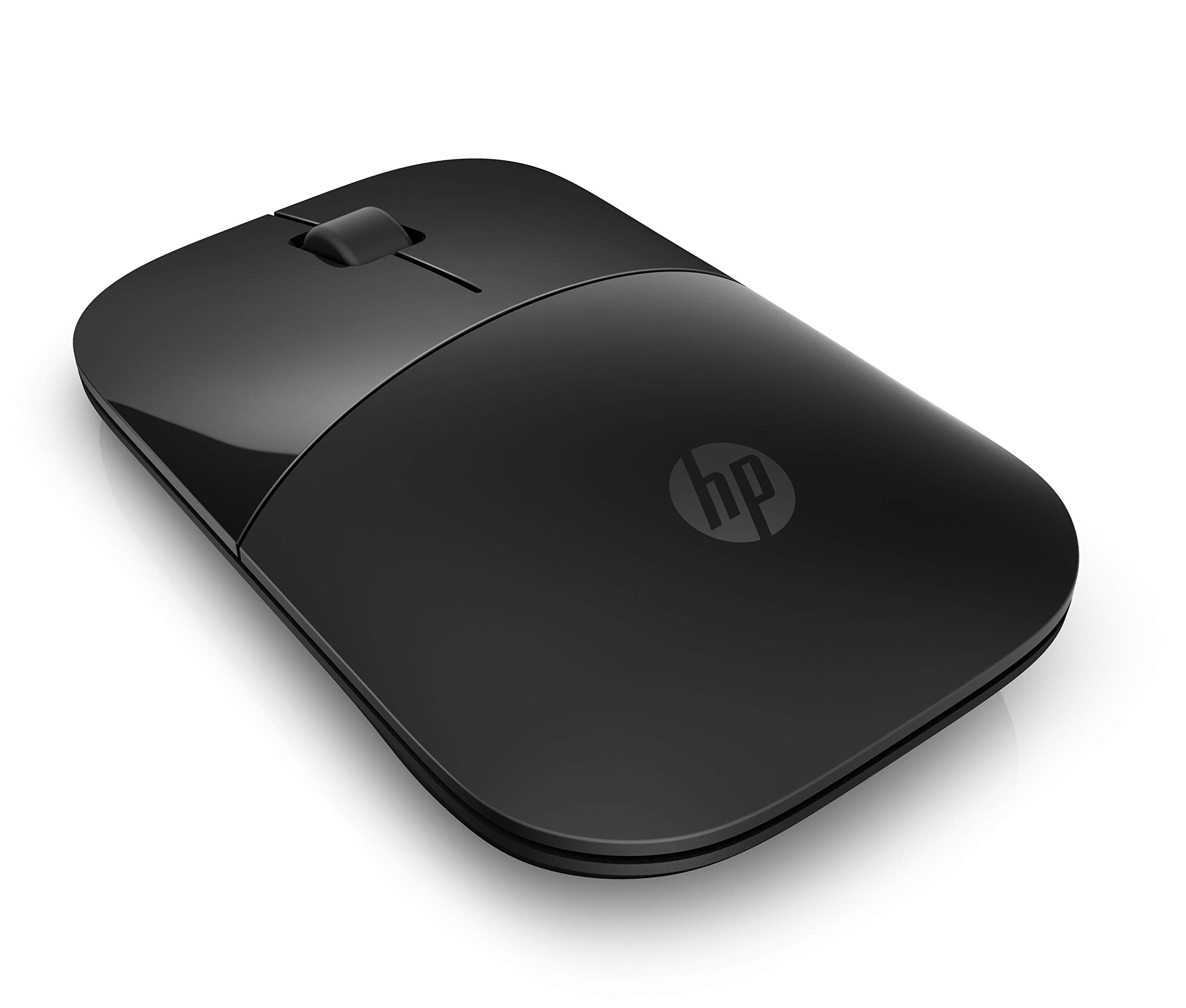 HP Z3700 G2 Wireless Mouse   Onyx Black, Sleek Portable Design fits Comfortably Anywhere, 2.4GHz Wireless Receiver, Blue Optical, for Wins PC, Laptop, Notebook, Mac, Chromebook (681R7AA#ABL)
