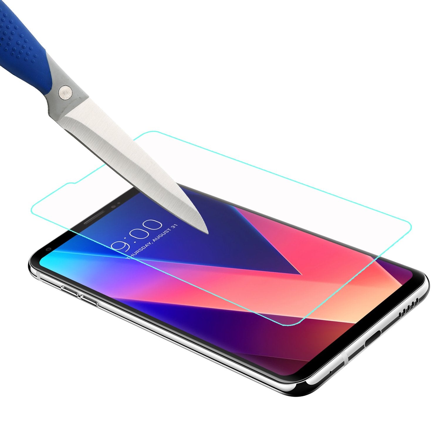 Mr.Shield [3 Pack] Designed For Lg G7 Thinq [Tempered Glass] Screen Protector With Lifetime Replacement