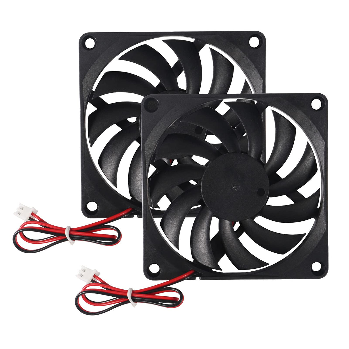 2Pcs Dc 24V 8010 Fan 3D Printer 80X80X10 Brushless Cooling Fan 80Mm For 3D Printer Pc Cpu Computer Case Fan Cooler