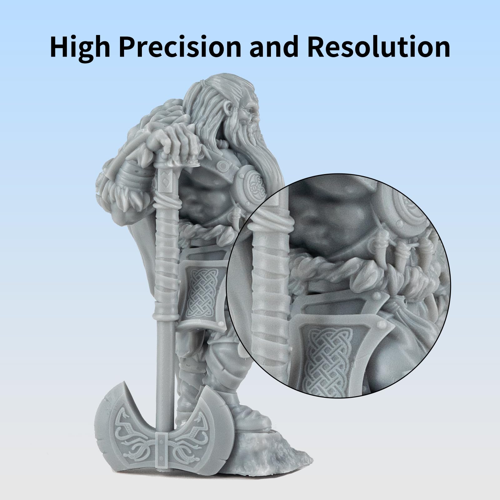 Siraya Tech Fast Abs Like 2Kg 3D Printer Resin 405Nm Uv Curing Non Brittle High Precision 3D Printing Liquid Standard Photopolym