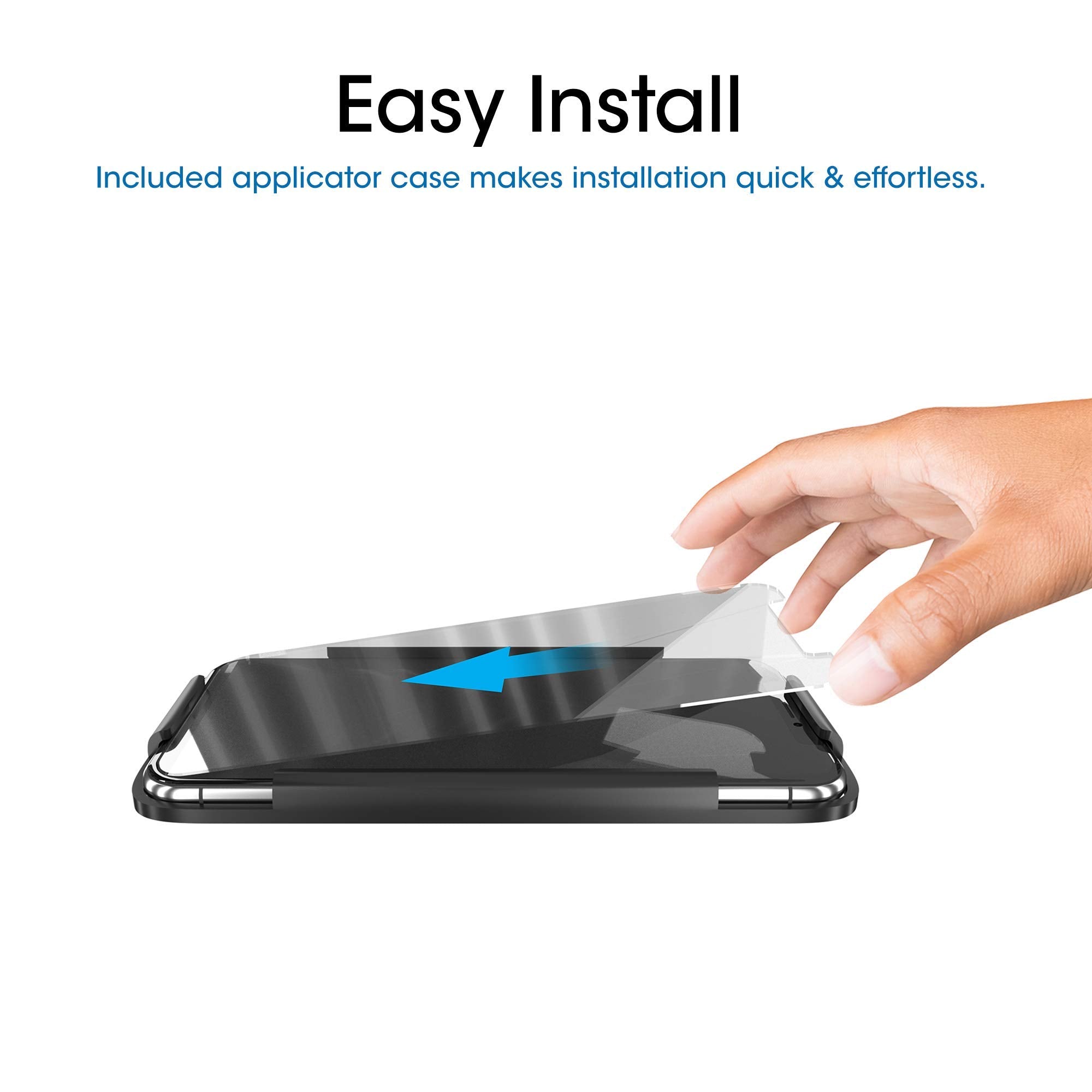 Amfilm Glass Screen Protector For Iphone 11 Pro, Iphone Xs/X With Easy Installation Tray, Tempered Glass, 3 Pack