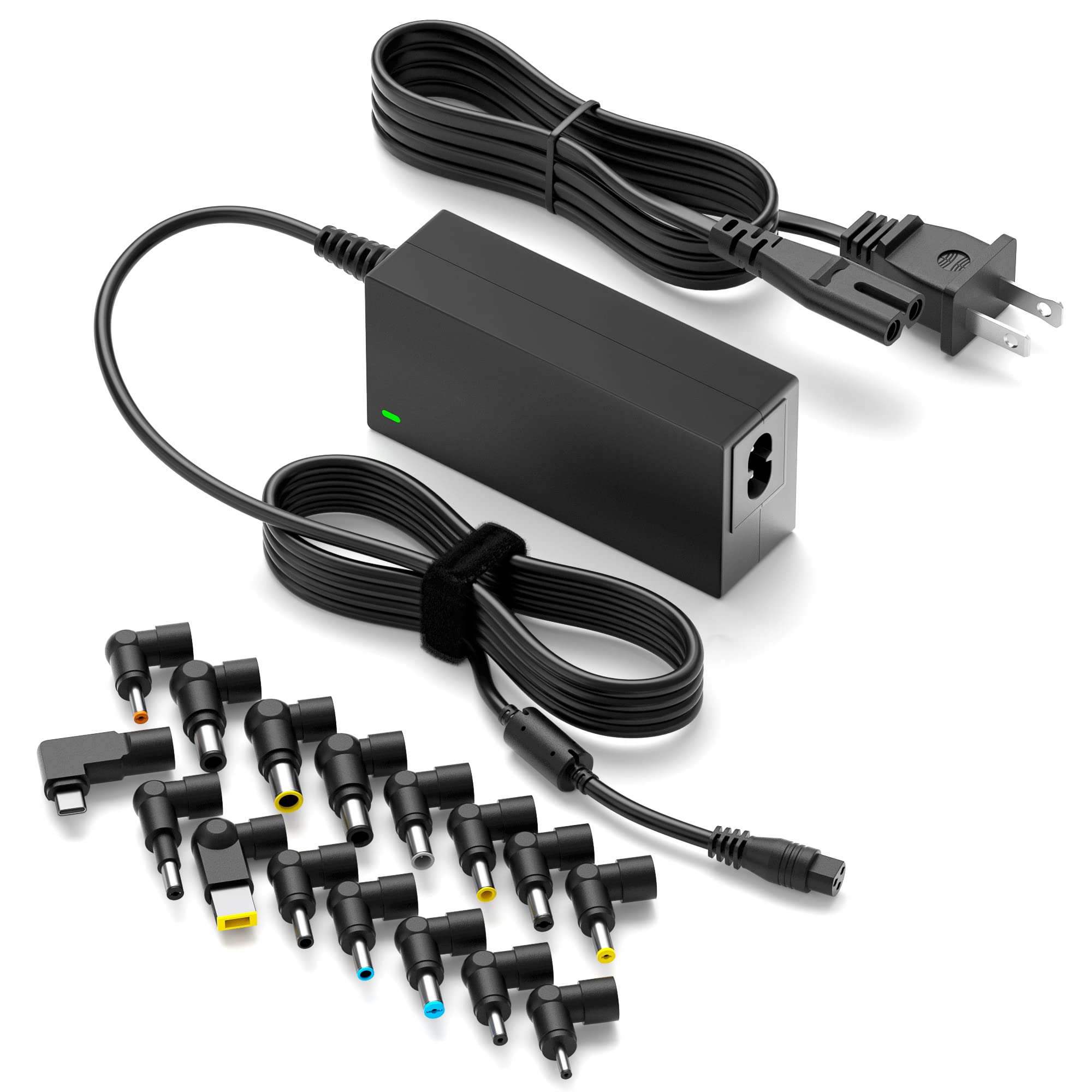 Powseed 65W Universal Laptop Charger USB C for MacBook Dell HP Lenovo Acer Chromebook Asus Samsung Sony Toshiba Gateway 18.5V 19