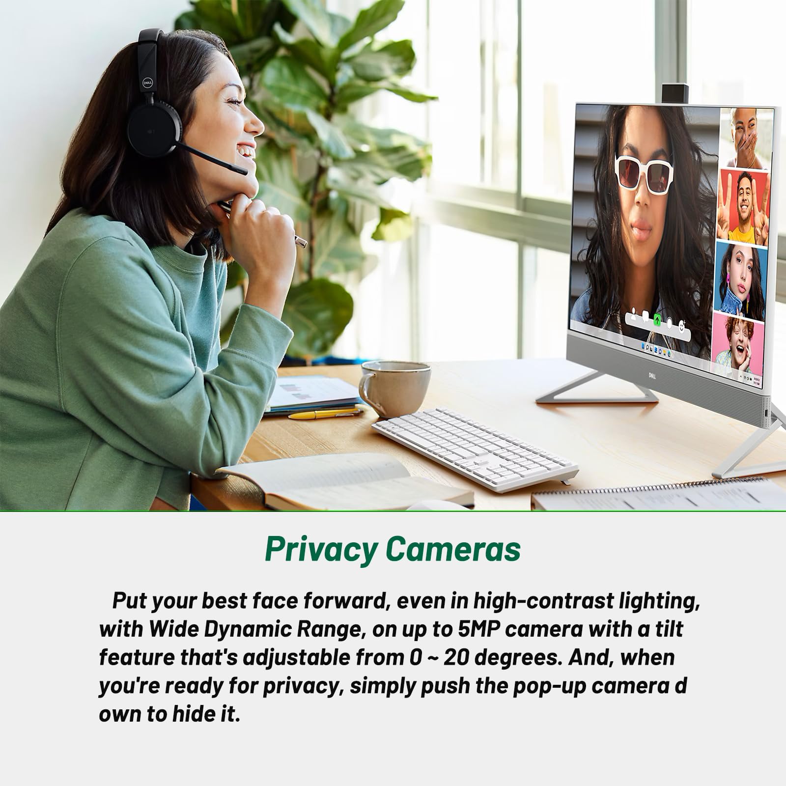 Dell Inspiron 7730 27 All In One Desktop, Intel Core 7-150U(Beats I7-1260P), 27 Inch Fhd Touchscreen, 32Gb Ddr4 Ram, 1Tb Ssd,