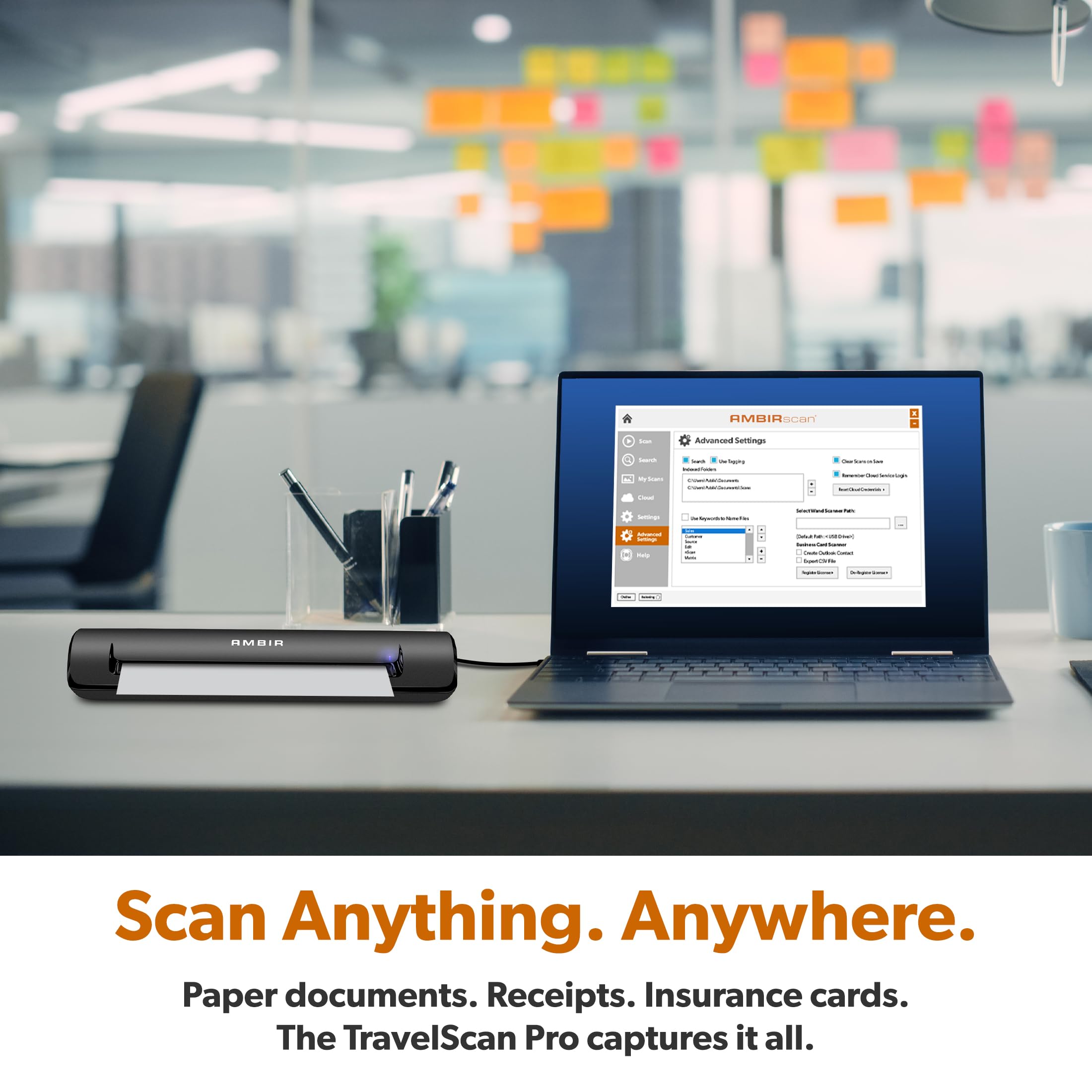 Ambir Travelscan Pro 600 (Ps600 As) Simplex Document Scanner And Card Scanner