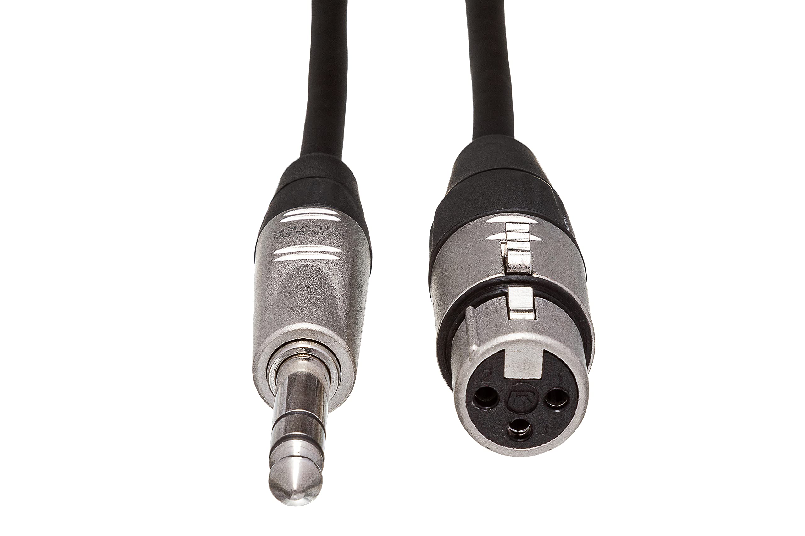 Hosa HXS-003 REAN XLR3F to 1/4 TRS Pro Balanced Interconnect Cable, 3 Feet