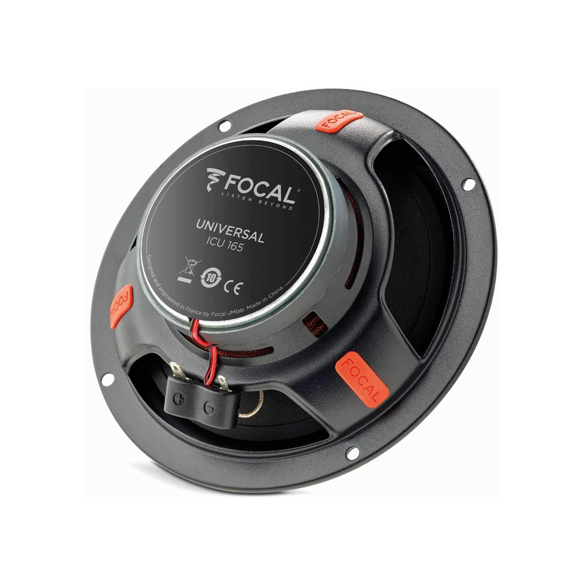 Focal Icu 165 Integration Series 6.5 Inch Coaxial Speakers (Pair), Rms: 70W   Max: 140W