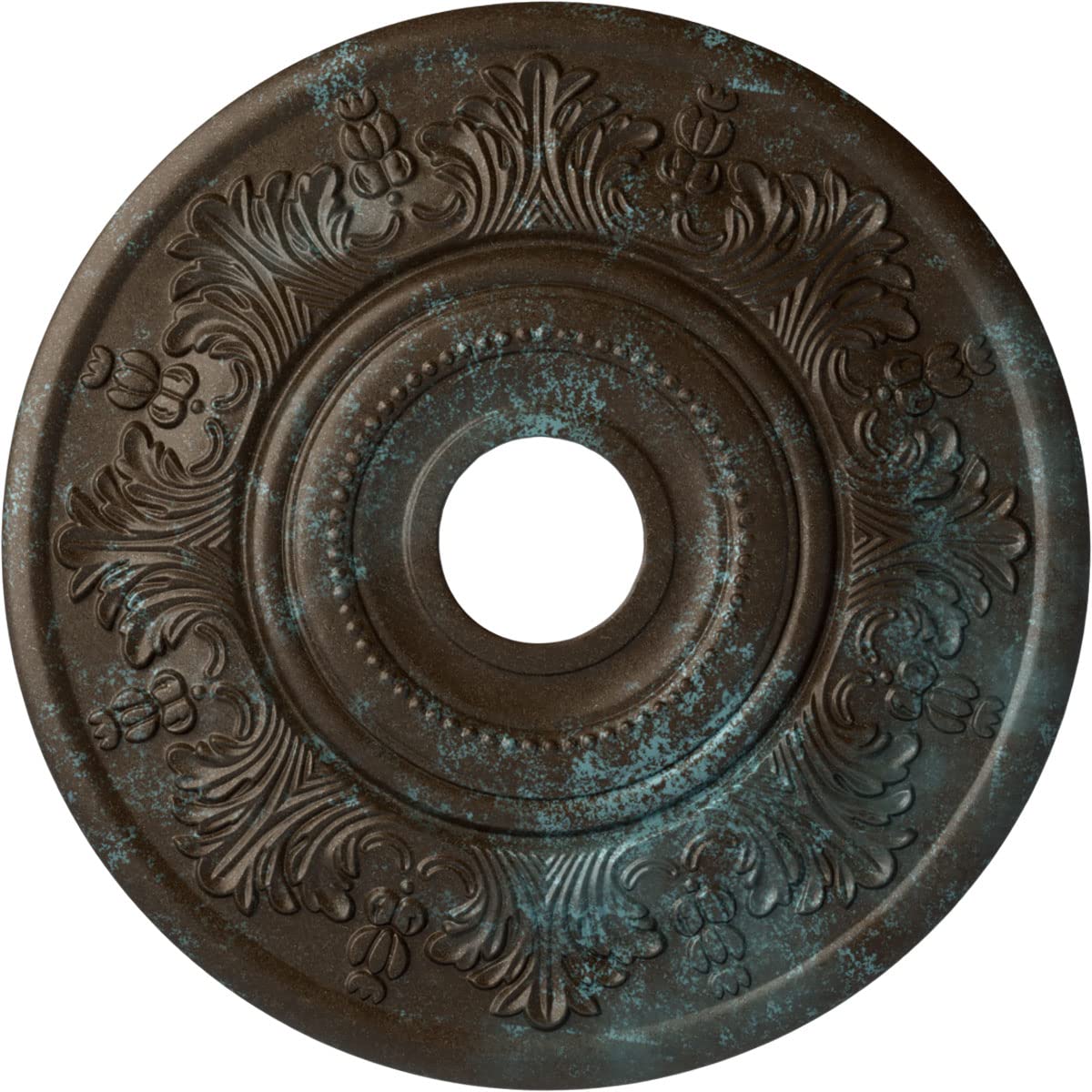 Ekena Millwork CM20VIBBS Vienna Ceiling Medallion, Bronze Blue Patina
