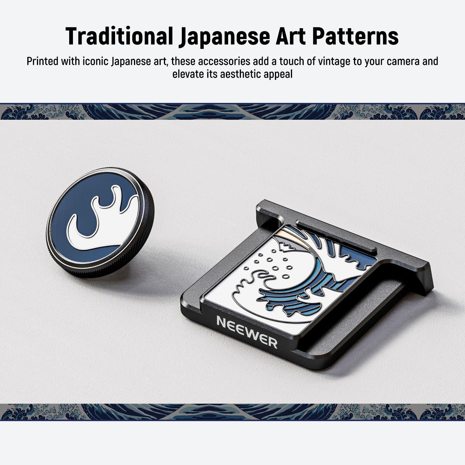 Neewer X100V X100Vi Hot Shoe Cover & Shutter Button Cap Set, Cold Shoe Cover With Shutter Release Button, Photography Accessorie