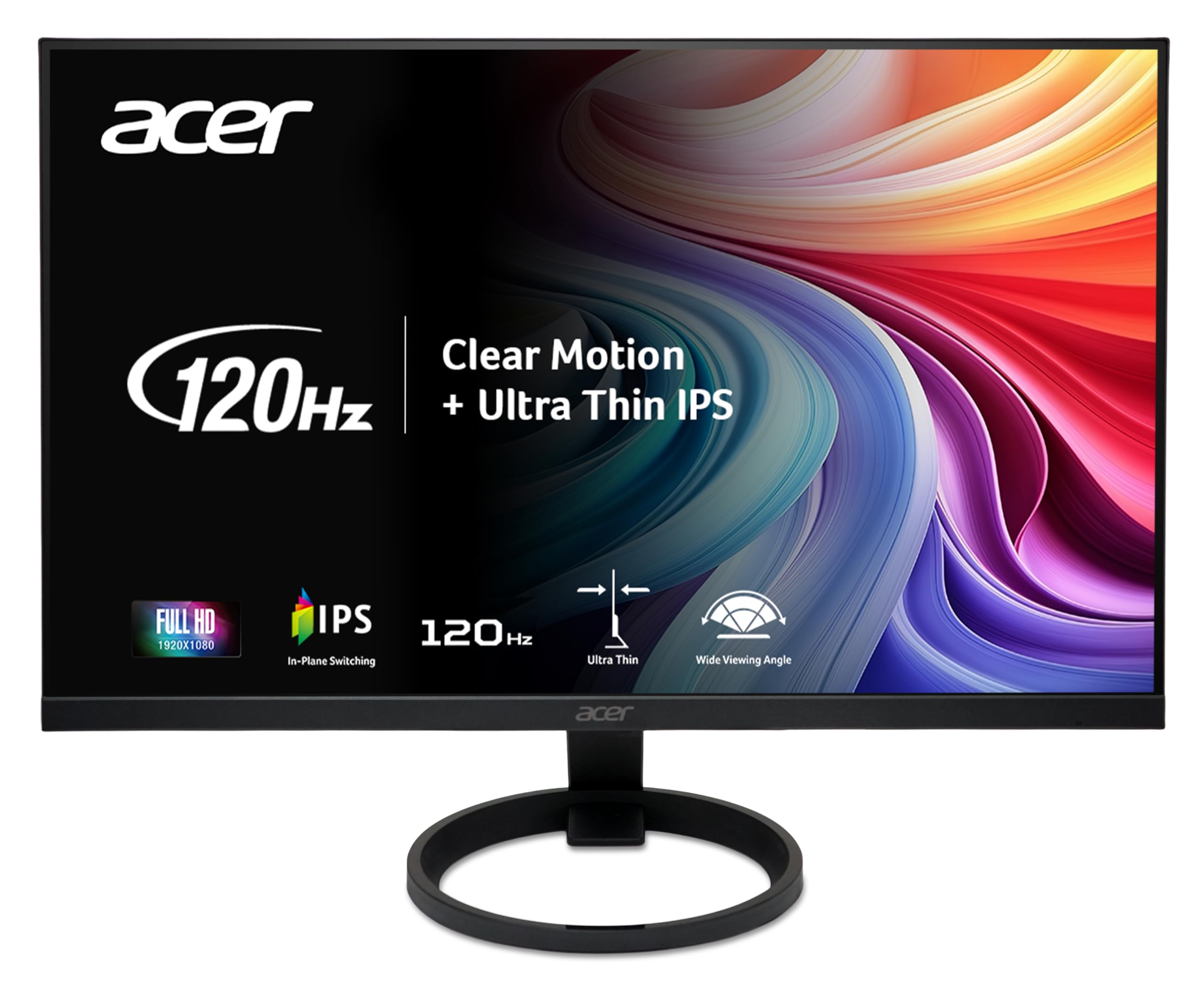 Acer R240Y G0Bi 23.8'' Ips Full Hd (1920 X 1080) Ultra Thin Gaming Office Monitor | Adaptive Sync Support (Freesync Compatible)
