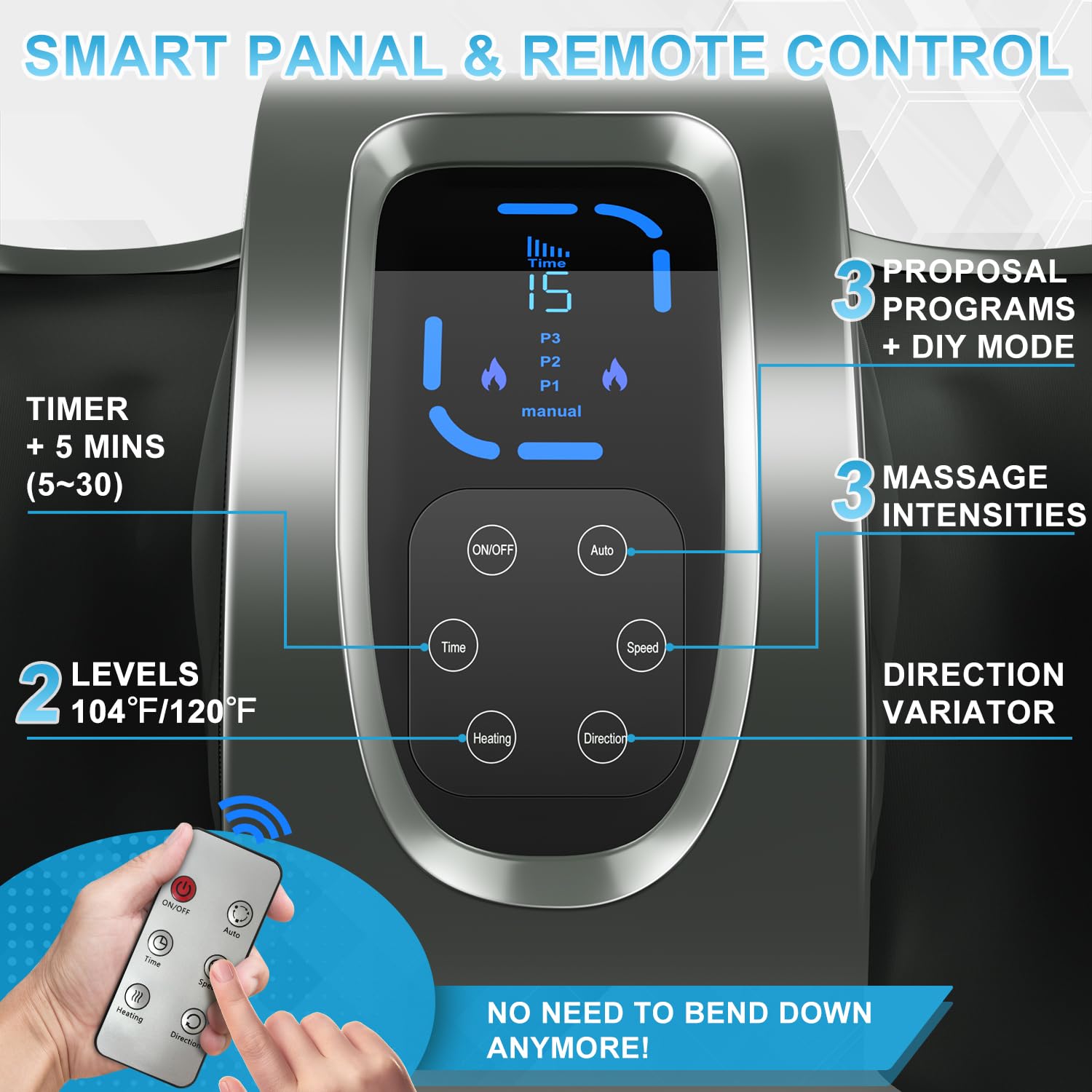 Tisscare Shiatsu Foot Massager With Heat: Fsa Hsa Eligible Foot Massager For Neuropathy, Plantar Fasciitis And Pain Relief Massa