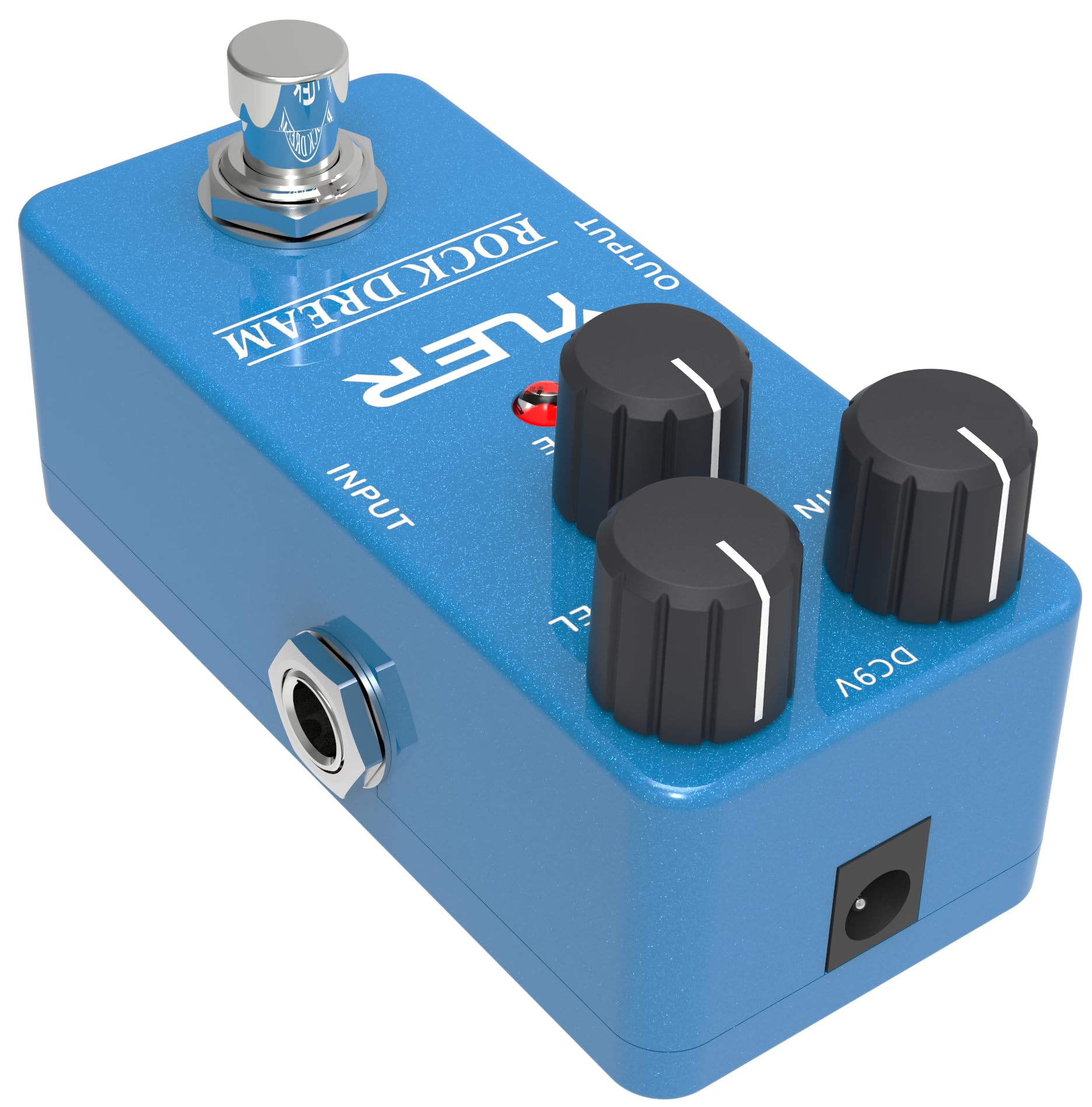 Rock Dream,Guitar Pedal,Electric Guitar Effects Pedal For Guitars And Bass Effect Pedals Mini Single Type Dc 9V True Bypass