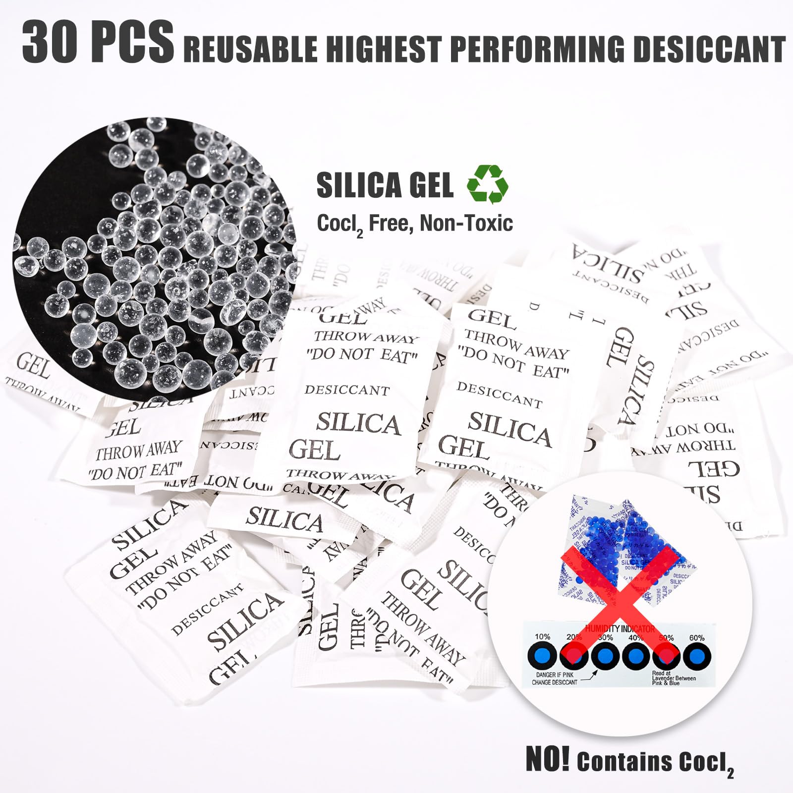 Ovv3D Filament Storage Bags Kit 66Pcs, 3D Printer Filament Storage 30 Bags Auto Pump With 30 Desiccants