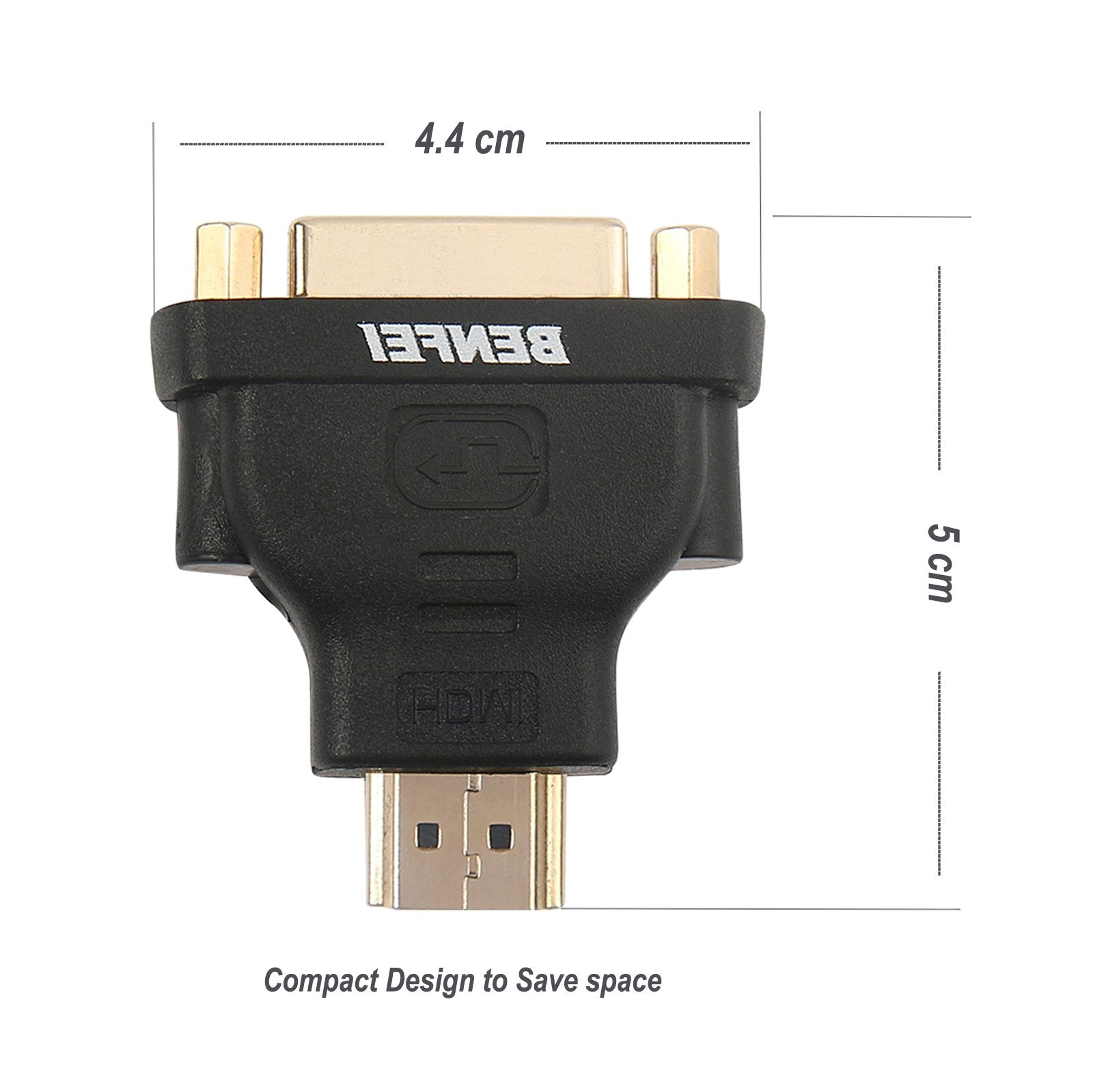 Benfei Hdmi To Dvi Adapter, Hdmi To Dvi D Dvi Bidirectional Converter Male To Female With Gold Plated Cord 4 Pack
