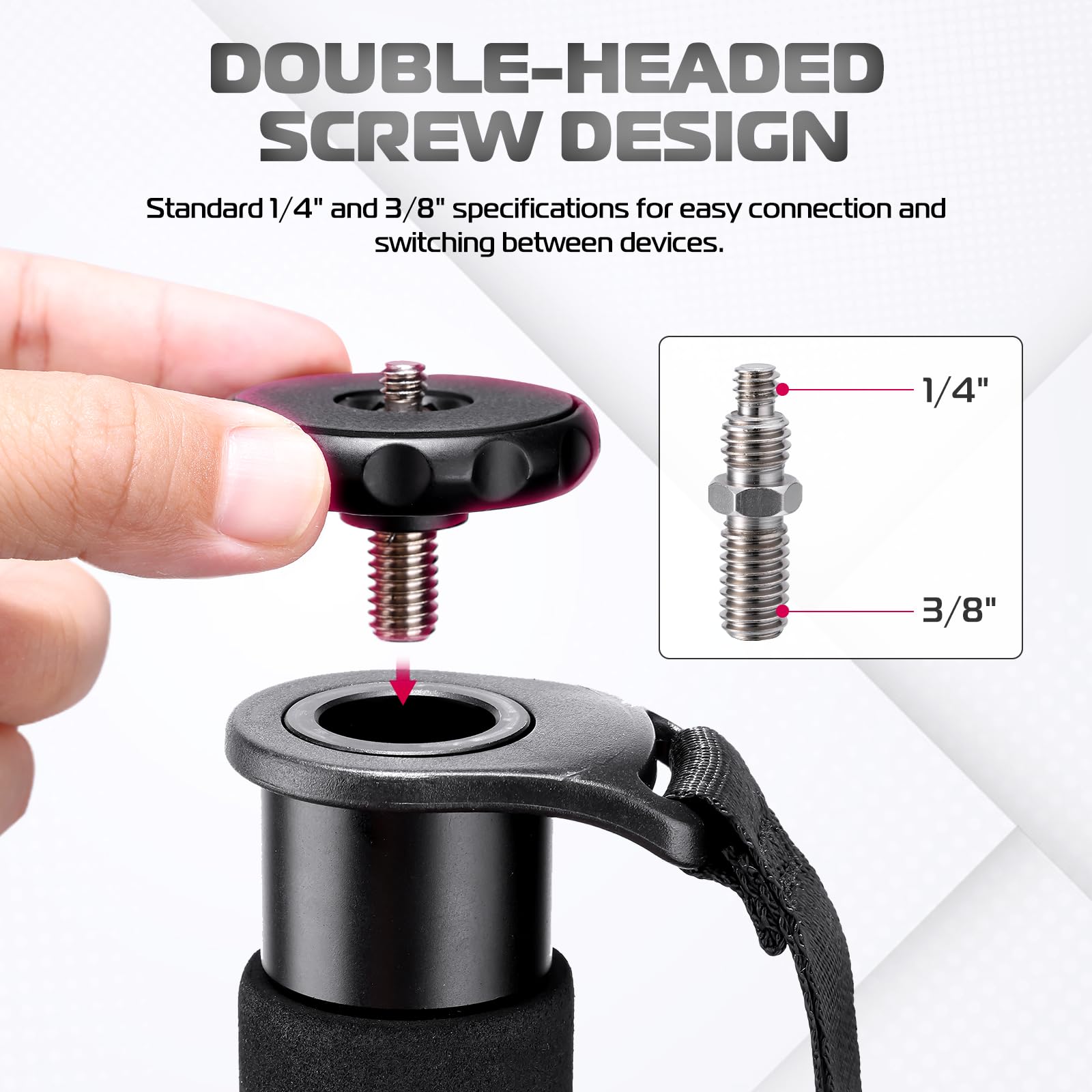 Ulanzi Tb12 Camera Monopod, 61 Aluminum Photography Monopod With 5-Section Height, Lightweight & Portable Camera Accessories, Fo