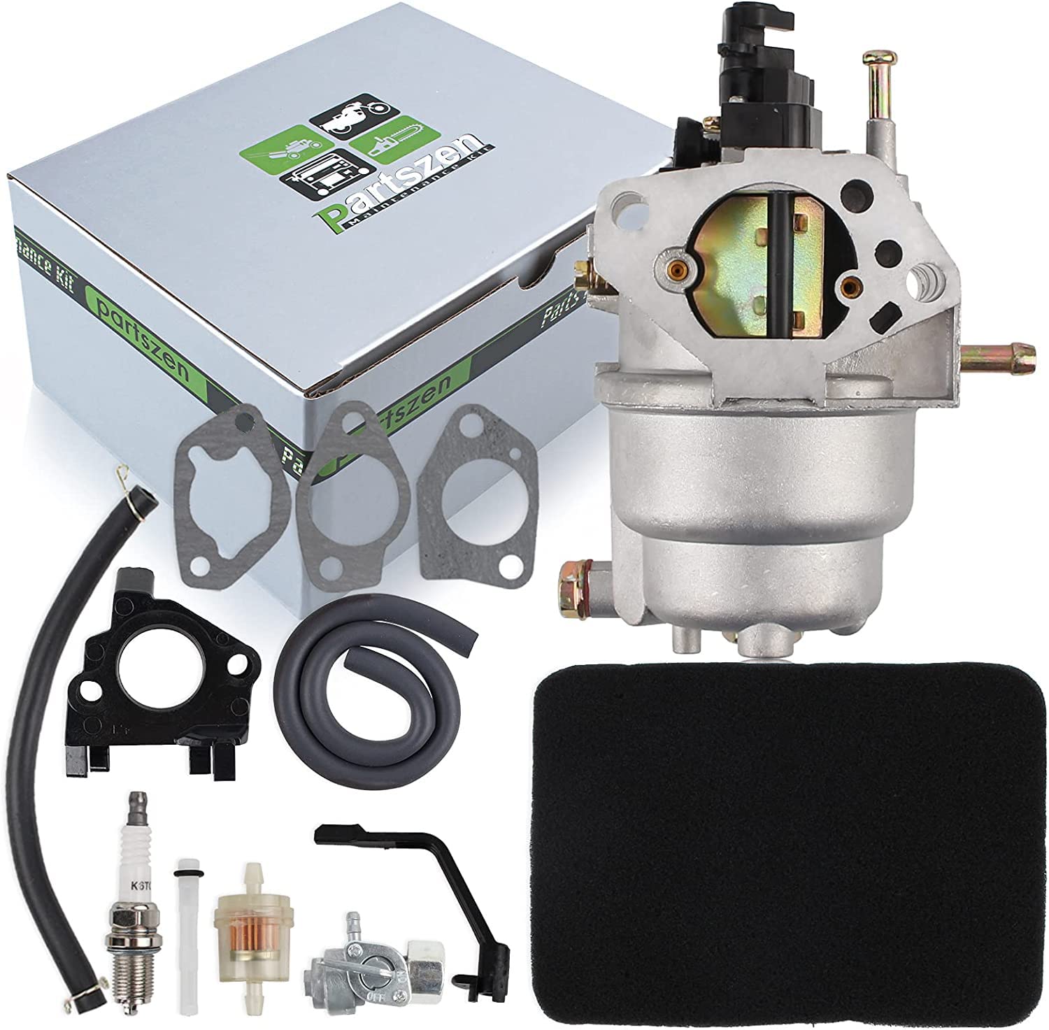 Partszen 0J58620157 Carburetor For Generac 5943 Gp7500E 7500 Running Watts/9375 Starting Watts Gas Generator Generac 5940 Gp6500