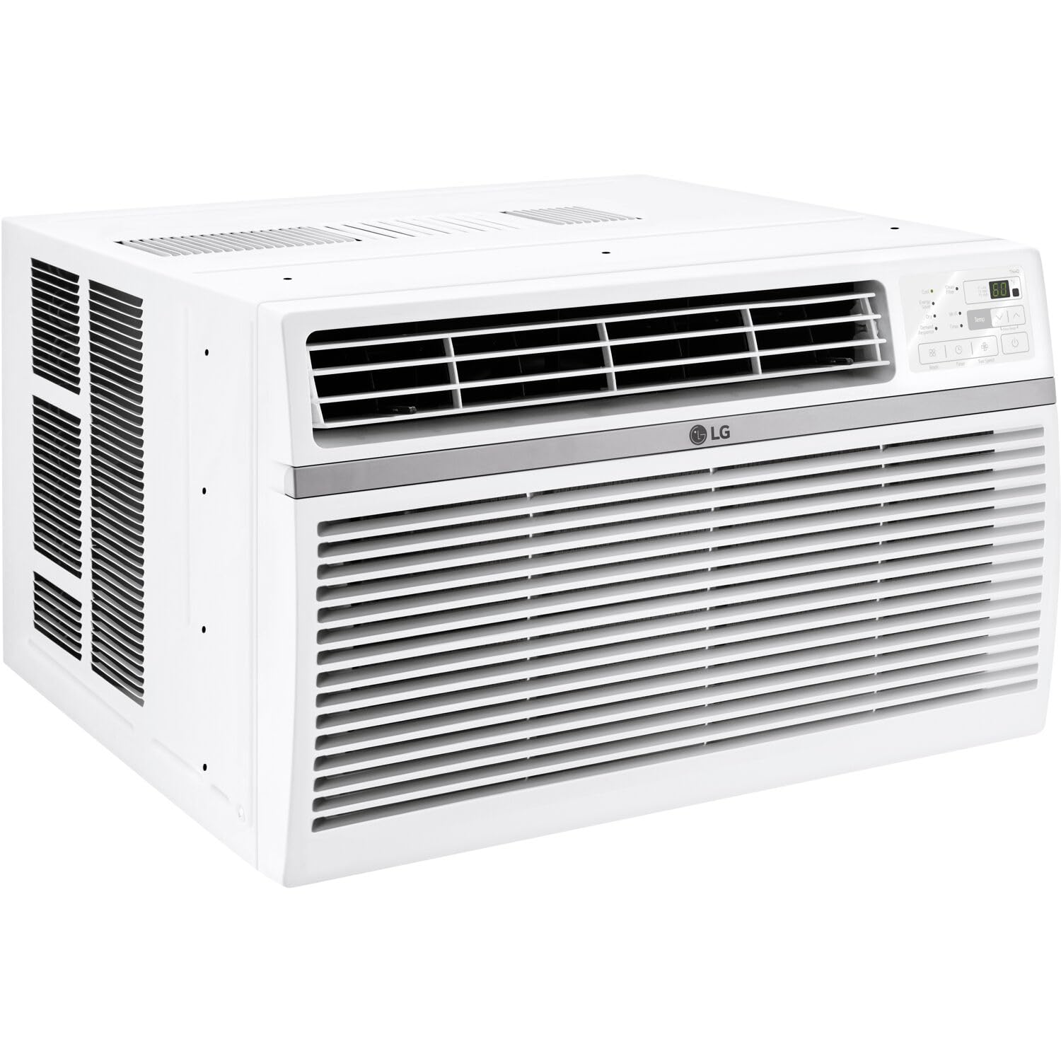 Lg Lw1224Rd 12,000 Window Air Conditioner, 115V, 550 Sq.Ft. (22' X 25' Room Size), Quiet Operation, Electronic Control With Remo