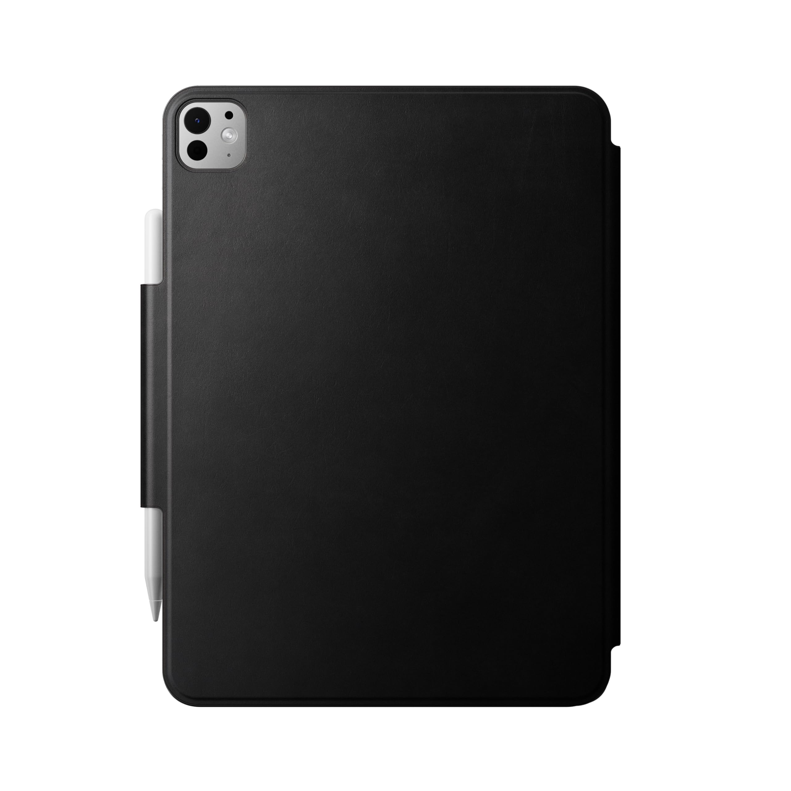 NOMAD Modern Leather Folio for iPad Pro, Robust Genuine Leather Case with Polycarbonate Frame, Protection by TPE Bumper, Suitabl