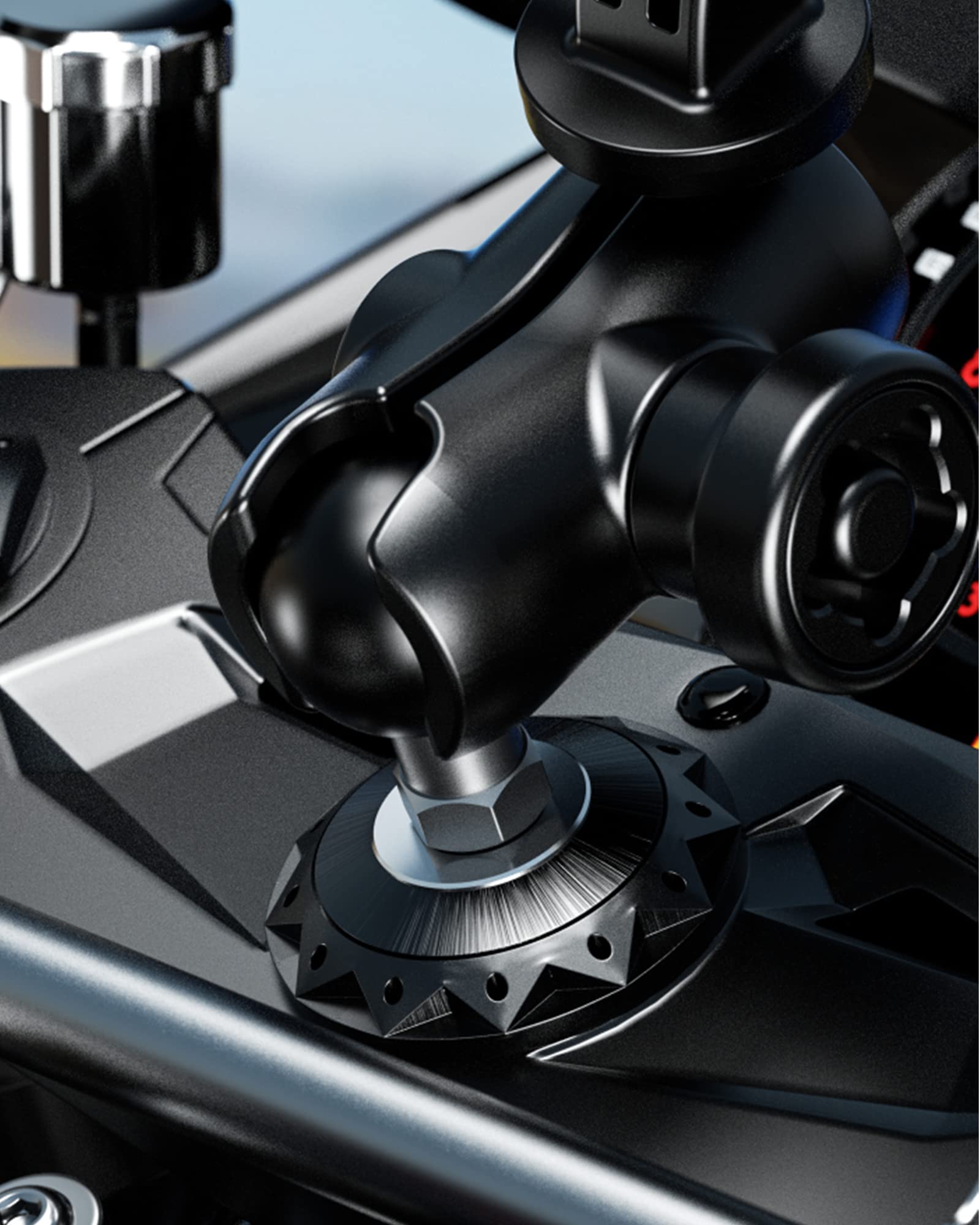 Brcovan 2 Pack, 1'' Ball Adapter With M10 X 1.25 Threaded Post Compatible With Ram Mounts B Size 1 Inch Ball Double Socket Arm