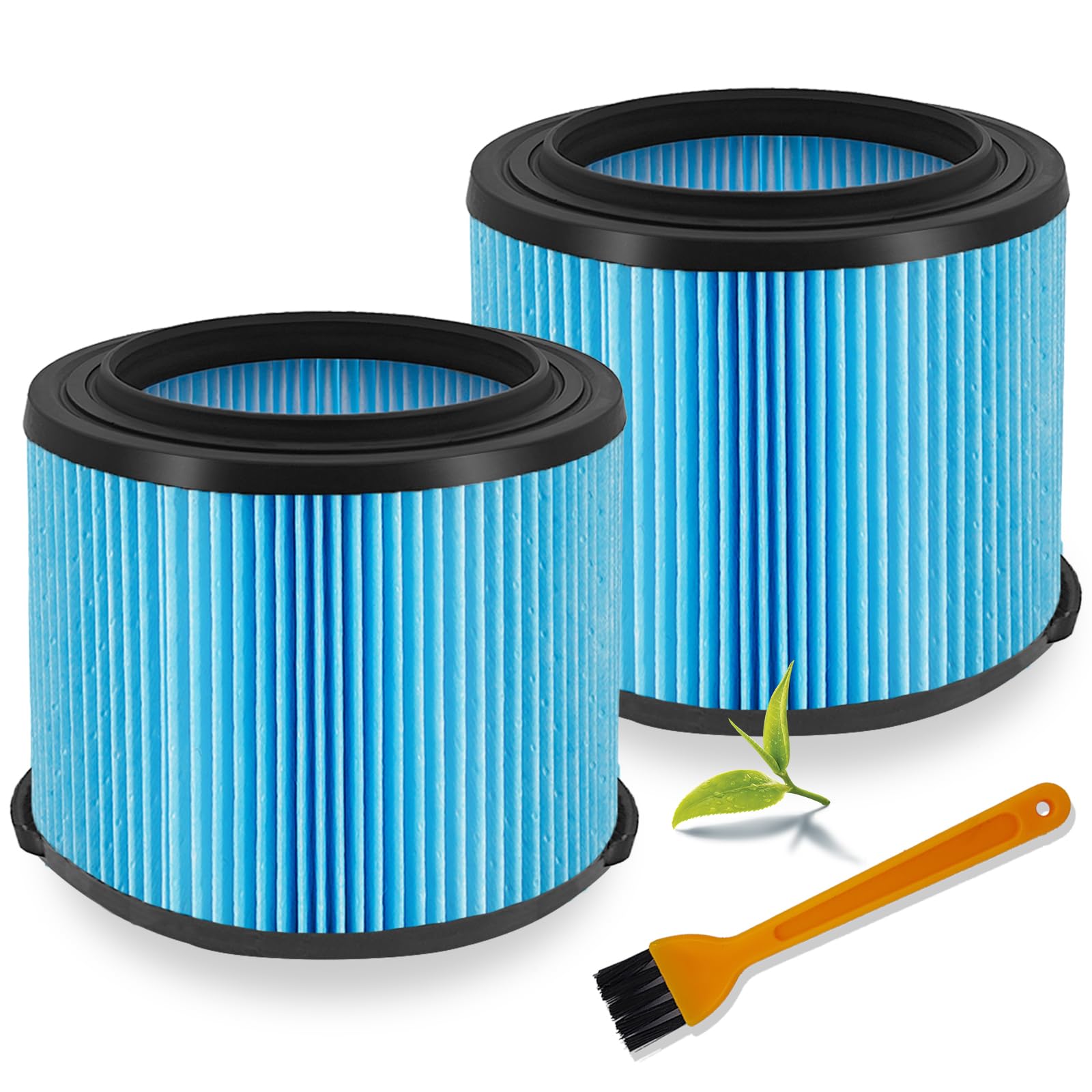 Lvjusen Vf3500 Filter Replacement For Ridgid 4 Gallon Shop Vaccum, Fine Dust Filter For 3/4/4.5 Gallon Wet Dry Portable Vacuums,