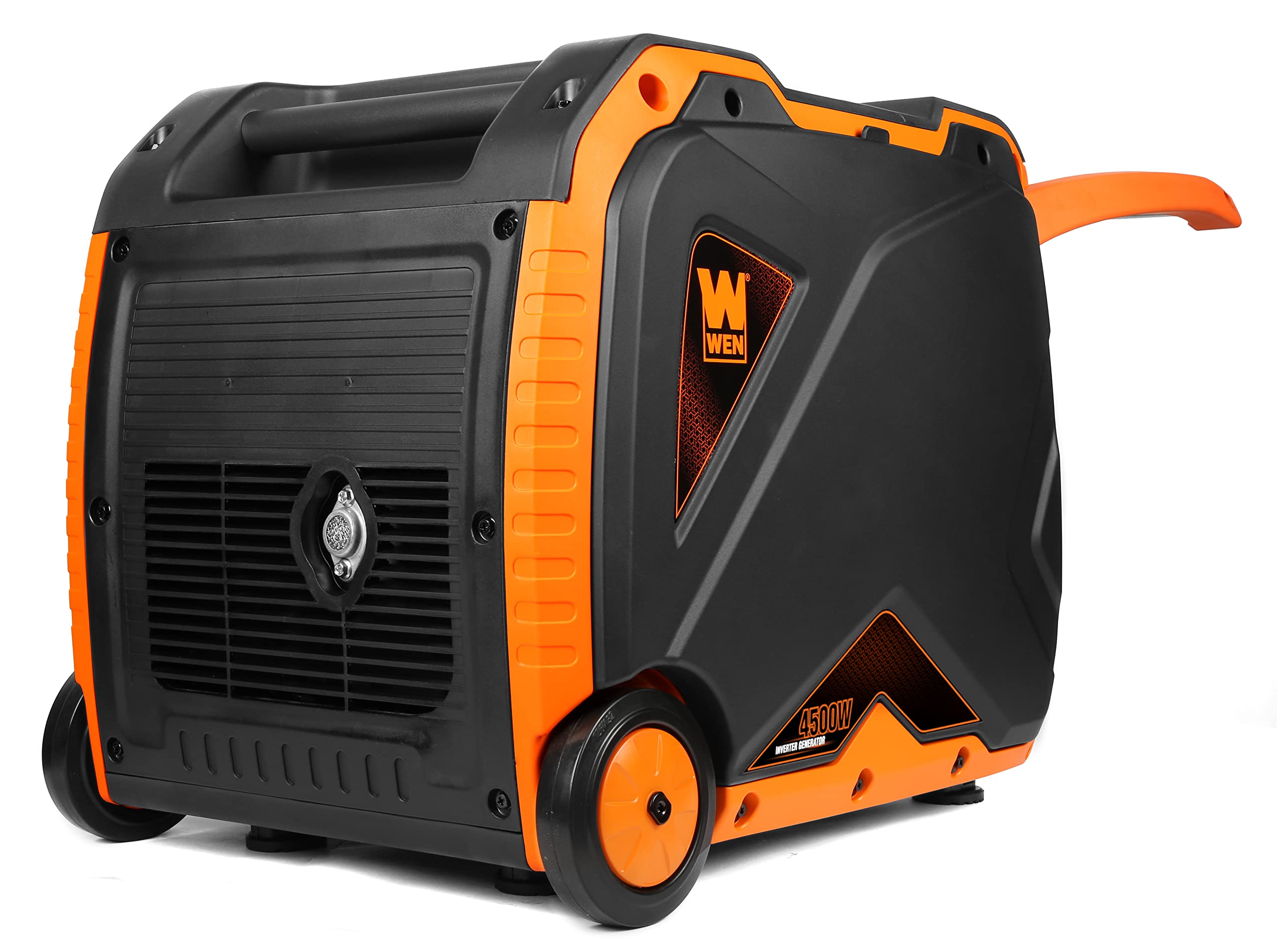 Wen Df451I Super Quiet 4500 Watt Electric Start Dual Fuel Rv Ready Portable Inverter Generator With Fuel Shut Off