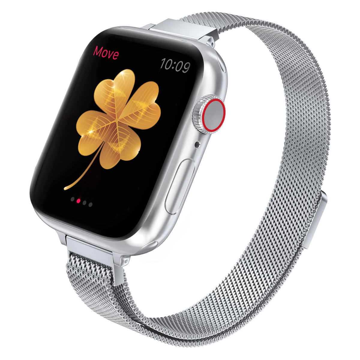Compatible With Apple Watch Band, Stainless Steel Slim & Thin Mesh Magnetic Clasp Strap Women&Girl Replacement Band For Iwatch S