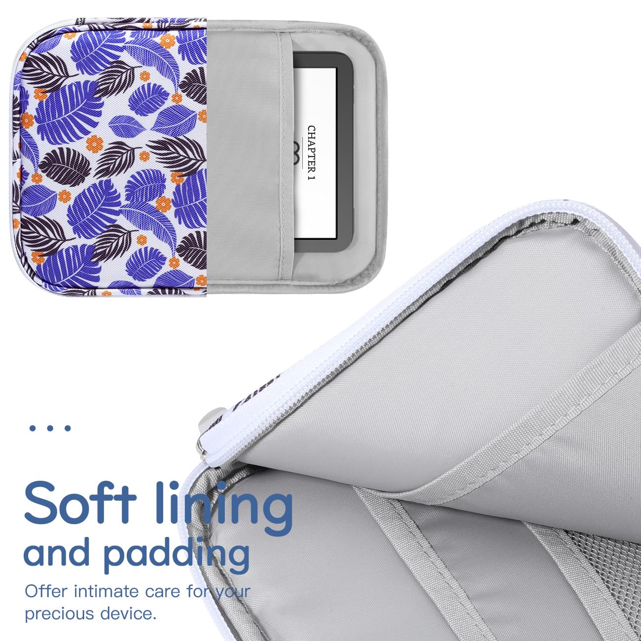 Vinabilia 6 7 Inch Protective Sleeve Carrying Case For All New 6'' Kindle 11Th Gen 2022/10Th Gen 2019/8Th Gen 2016, 6.8'' Kindle