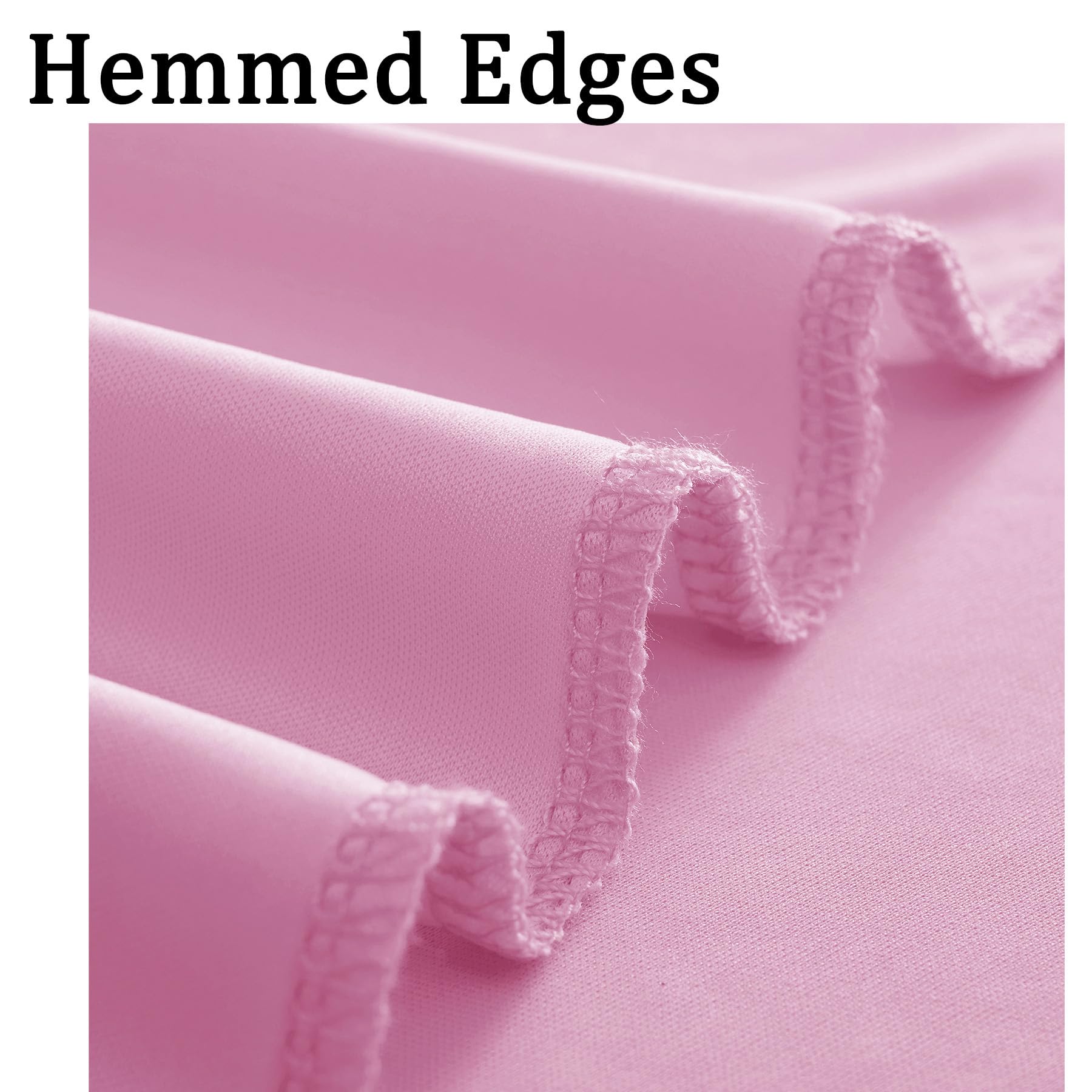 10Ft X 8Ft Wrinkle Free Pink Backdrop Curtain Drapes, Thick Polyester Baby Pink Backdrop For Girls Birthday Wedding Party Backgr