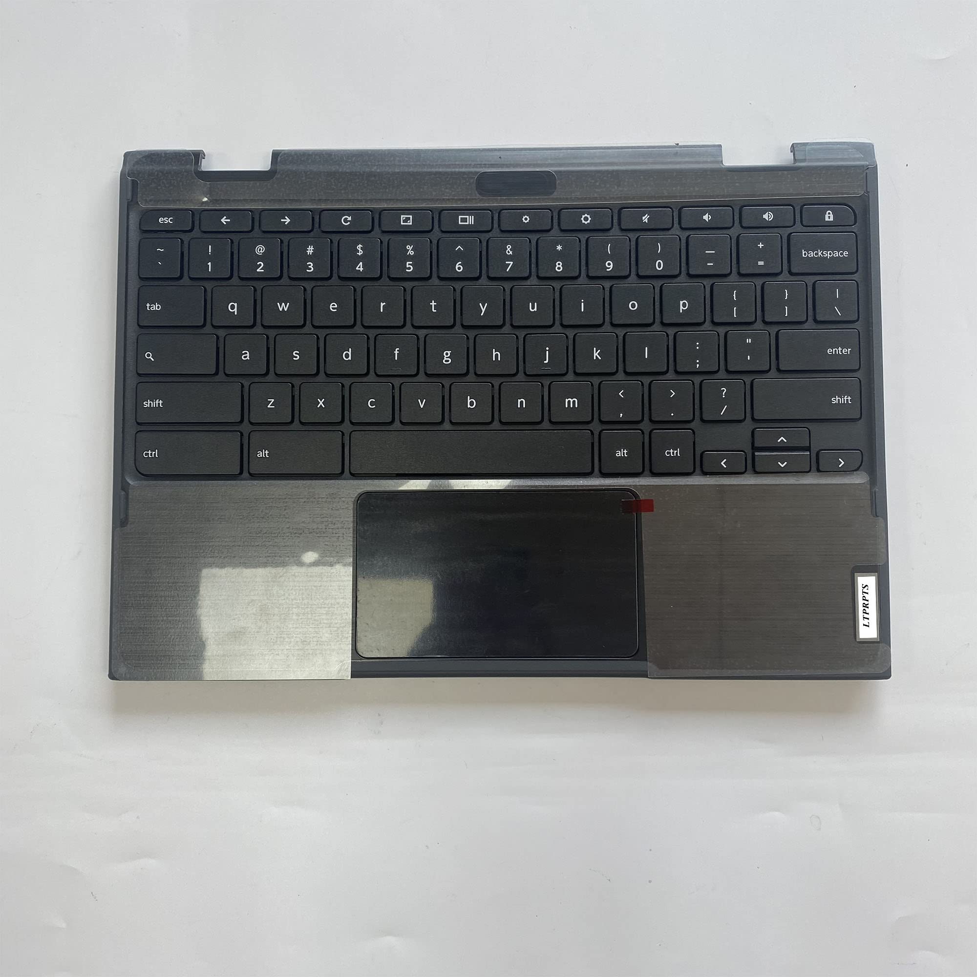Ltprpts Replacement Laptop Upper Case Palmrest Non Backlit Keyboard Touchpad Assembly Part For Lenovo 300E Chromebook 2Nd Gen As