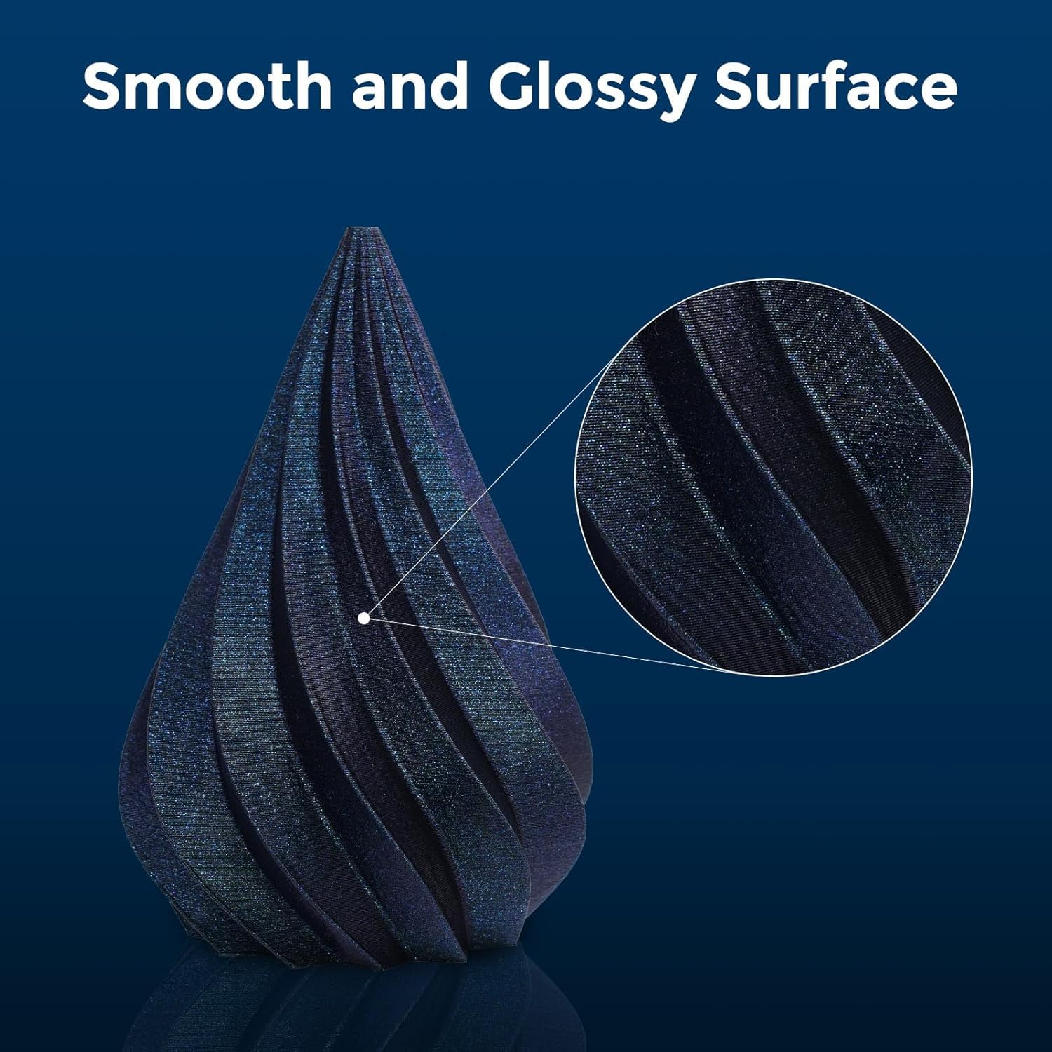 Creator Rapid Pla 3D Printer Filament 1.75Mm, High Toughness, Dimensional Accuracy, High Fluidity 3D Printing Filament 1Kg Spool