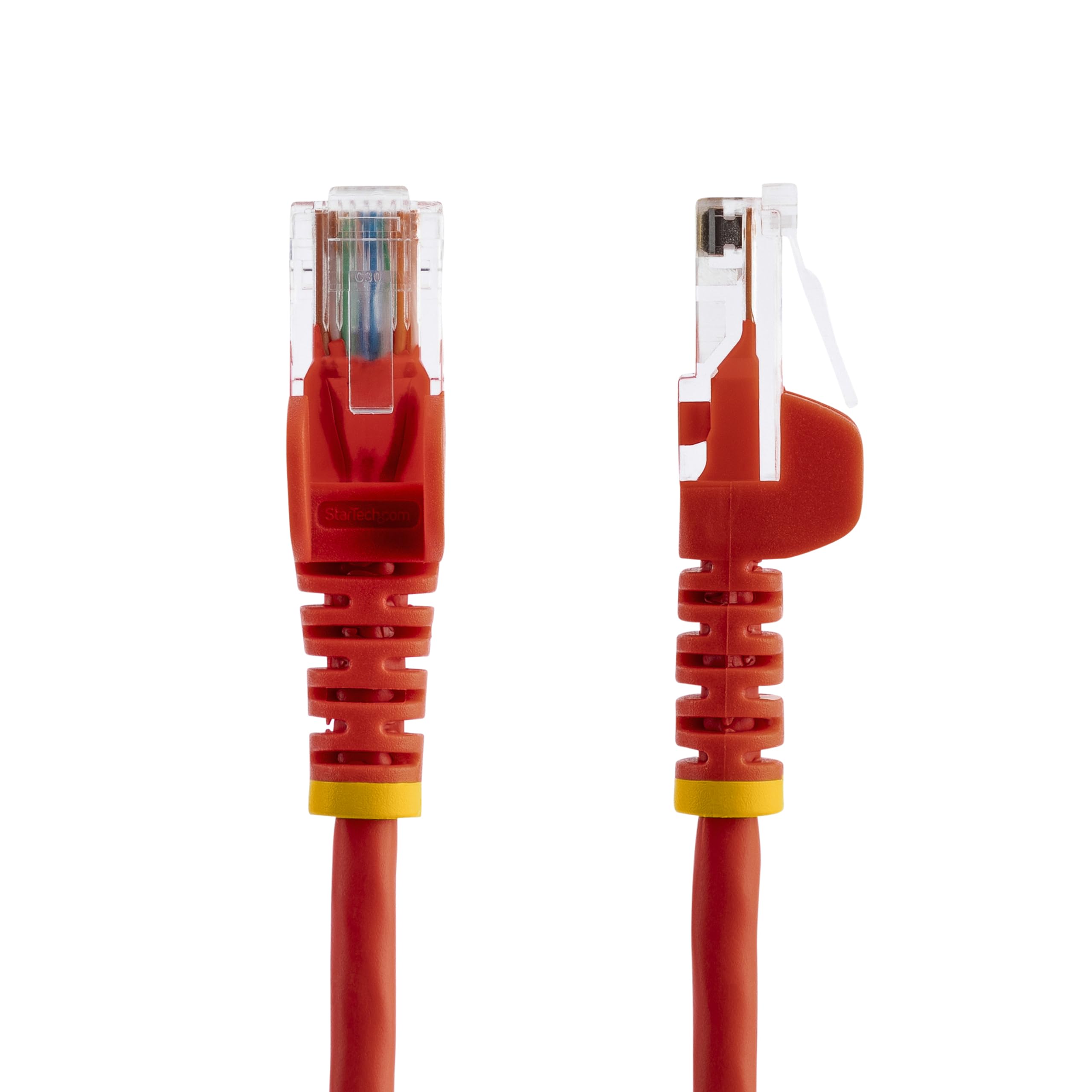 Startech.Com Cat5E Ethernet Cable   30 Ft   Red  Patch Cable   Snagless Cat5E Cable   Long Network Cable   Ethernet Cord   Cat 5