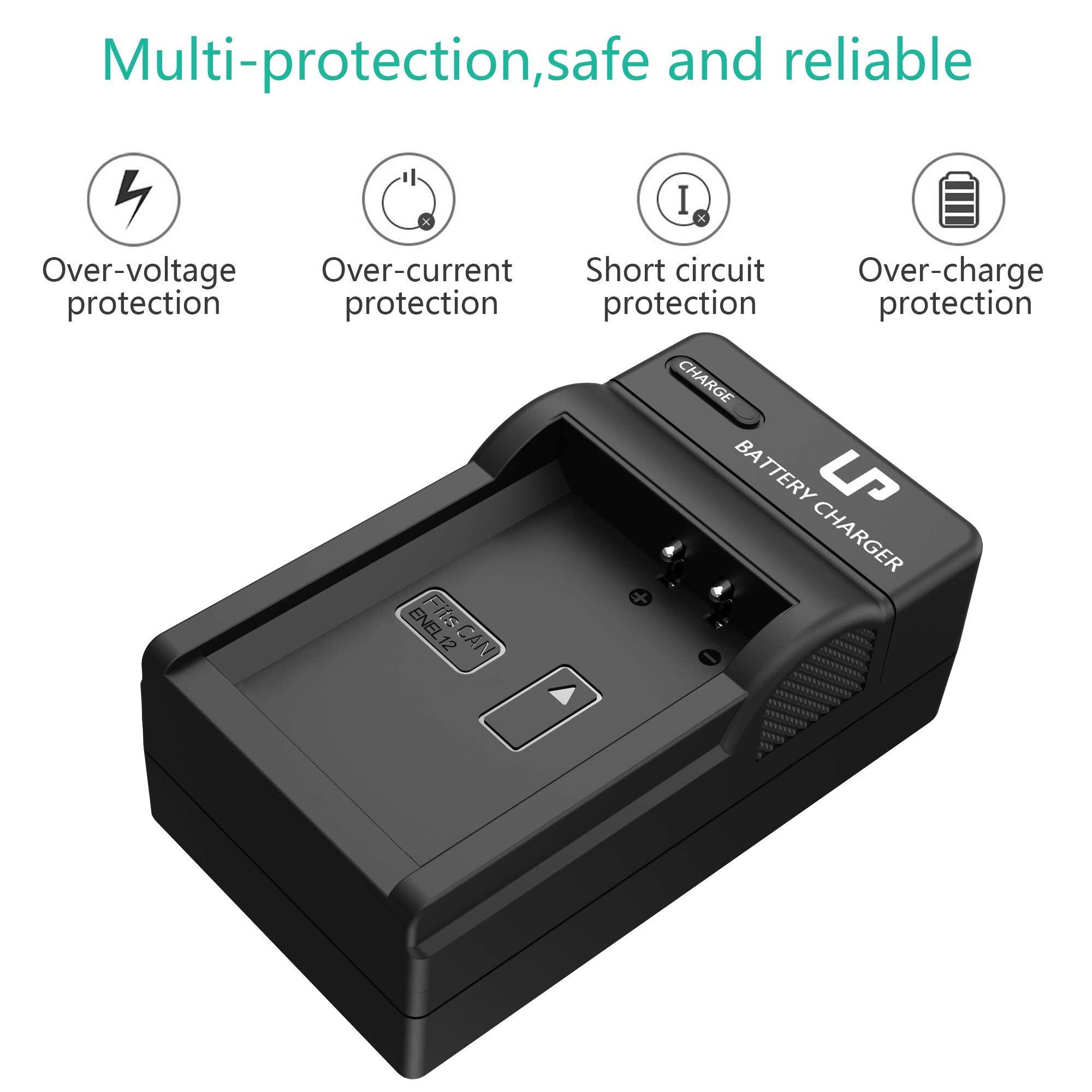 En-El12 Battery Charger, Lp Charger Compatible With Nikon Coolpix A1000, B600, Aw130, Aw110, Aw100, A900, W300, S1200Pj, S9900,