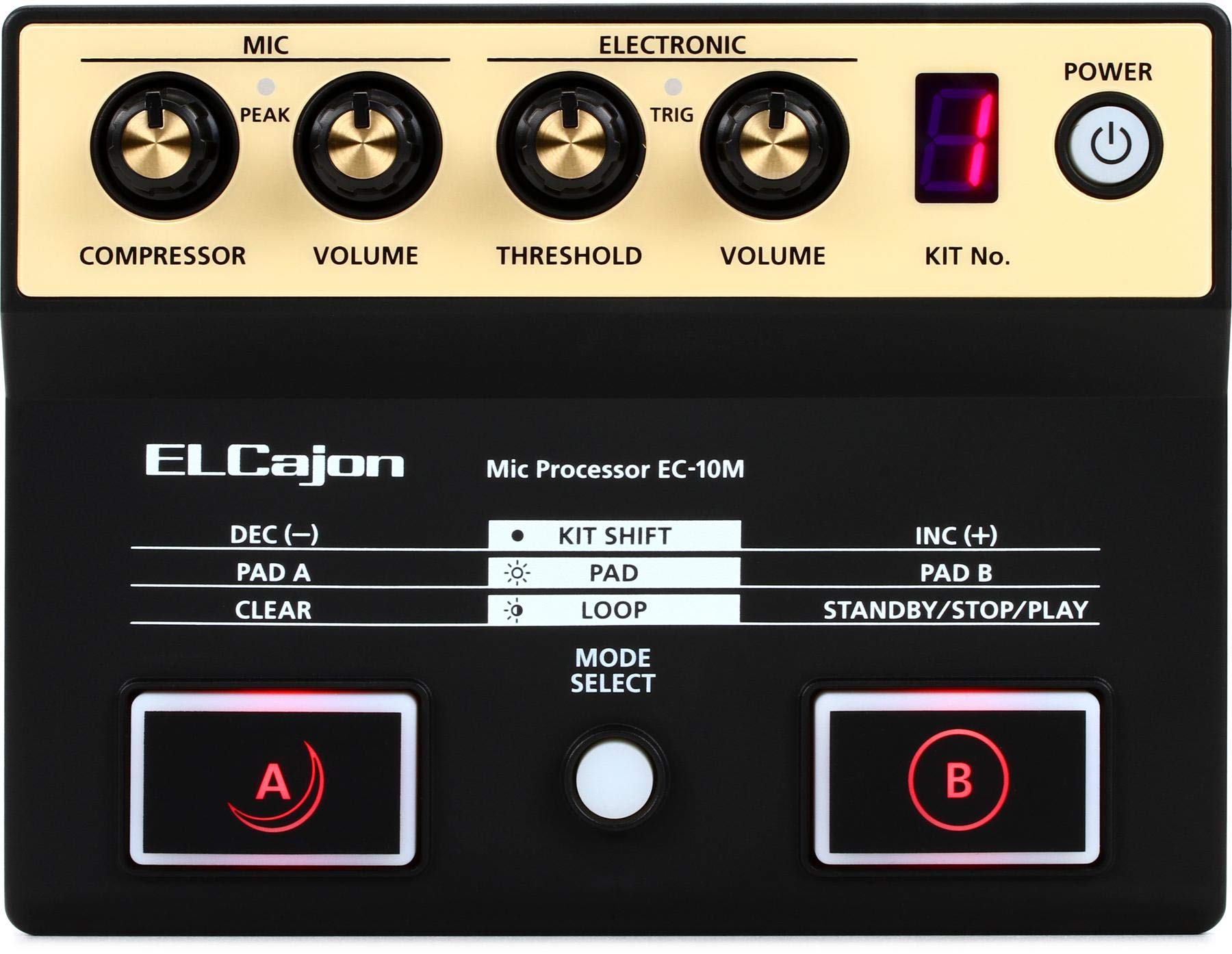 Roland EC-10M Mic Processor for the EC-10 ELCajon,Black
