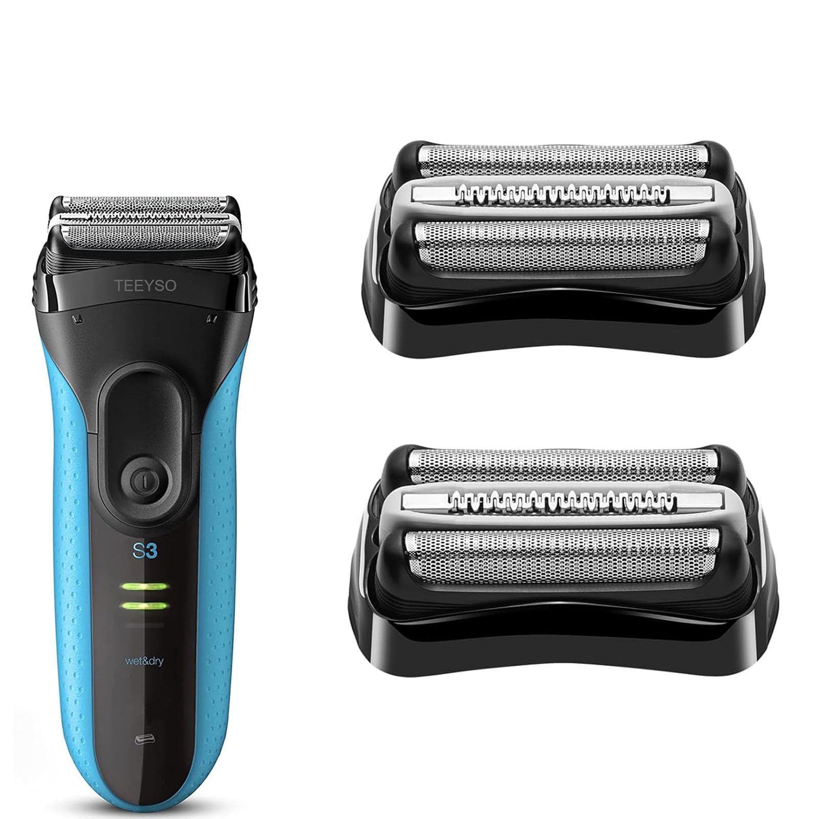 2Pcs 32B Series 3 Shaver Replacement Head For Braun Electric Shaver, For Models 3000S 3010S 3020S 3030S 3040S 3050Cc 3070Cc 3080