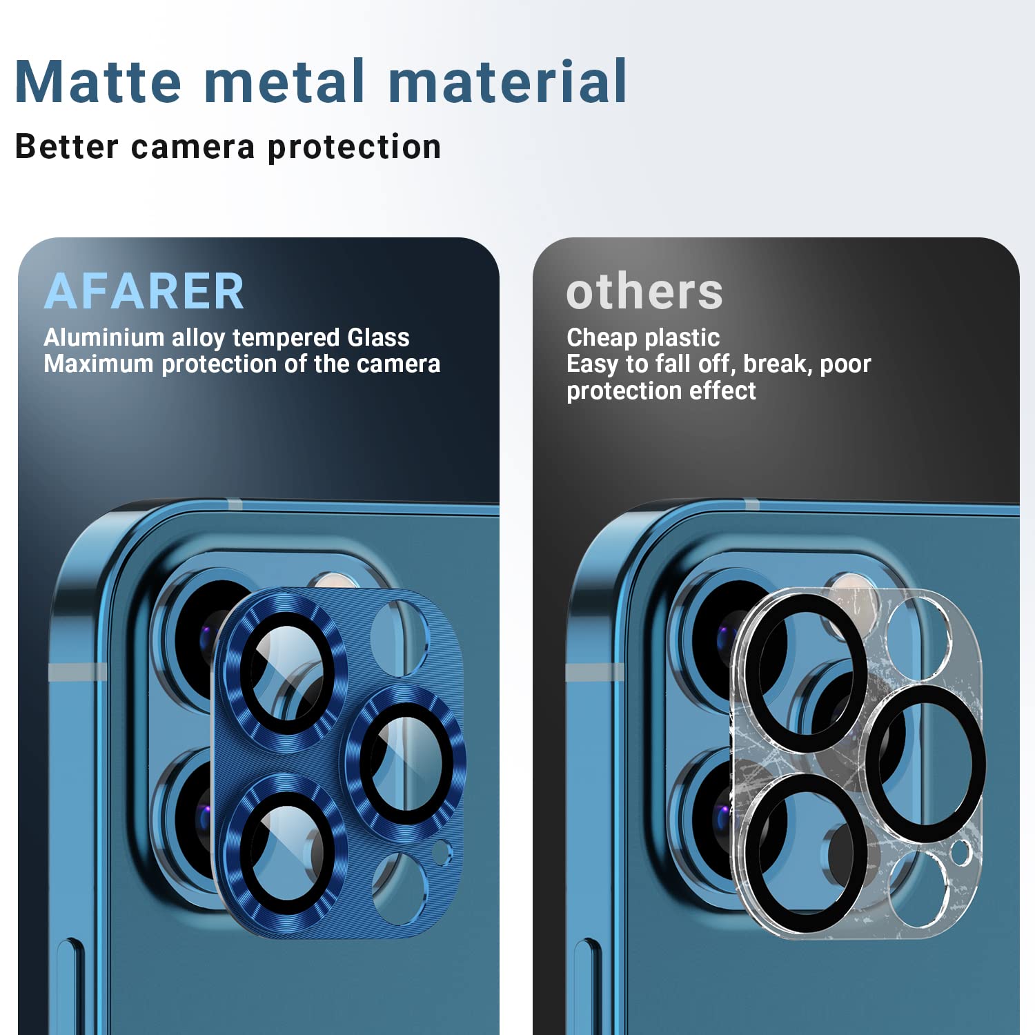 Korecase 2 Pack Camera Protector Compatible With Iphone 12 Pro Max Whole Piece 9H Tempered Glass Anti Scratch Dust Strong Adhesi