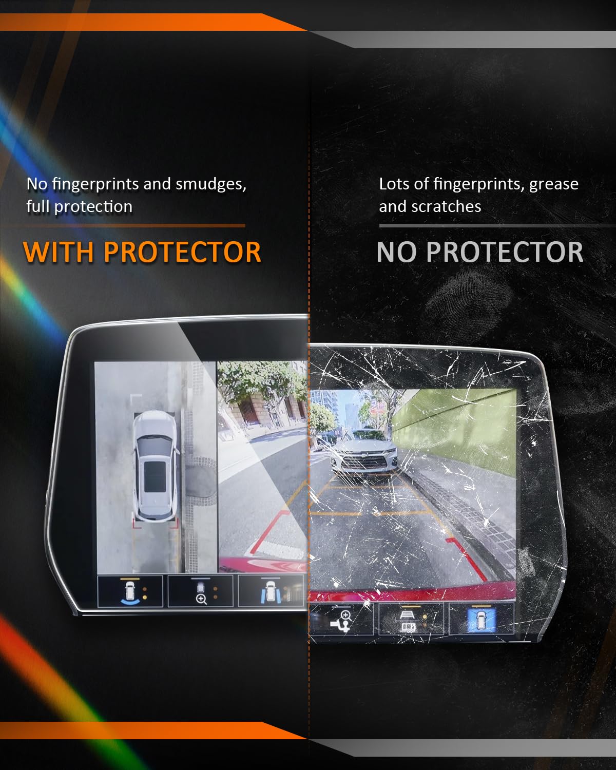 Cdefg Screen Protector For Chevy Blazer 2023 2024 2025 Accessories 2Lt 3Lt Rs Premier Touchscreen Display Cover For Chevrolet Blazer 2023 2024 2025 10.2' Tempered Glass