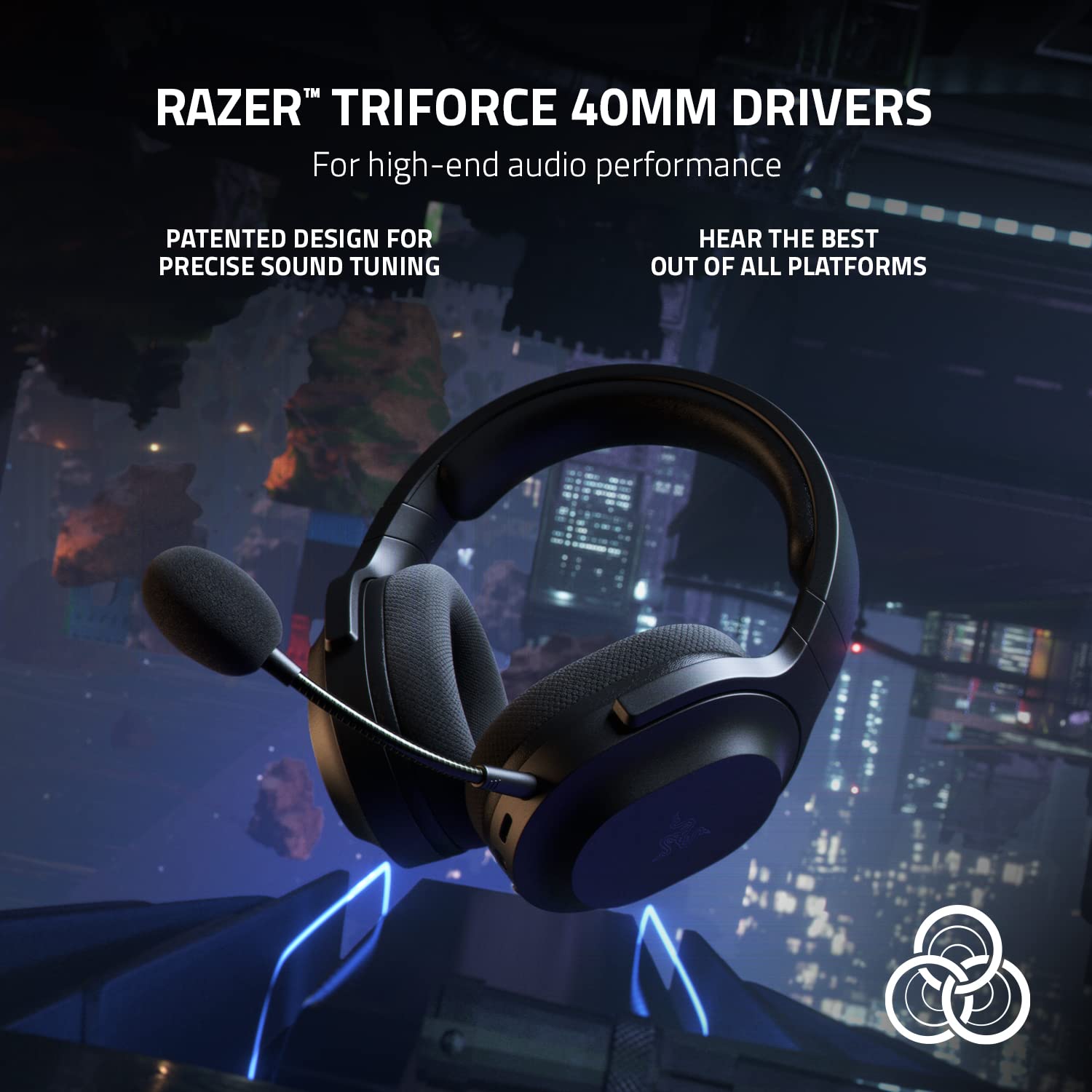 Razer Barracuda X Wireless Gaming & Mobile Headset (Pc, Playstation, Switch 2, Android, Ios): 2.4Ghz Wireless + Bluetooth - Ligh