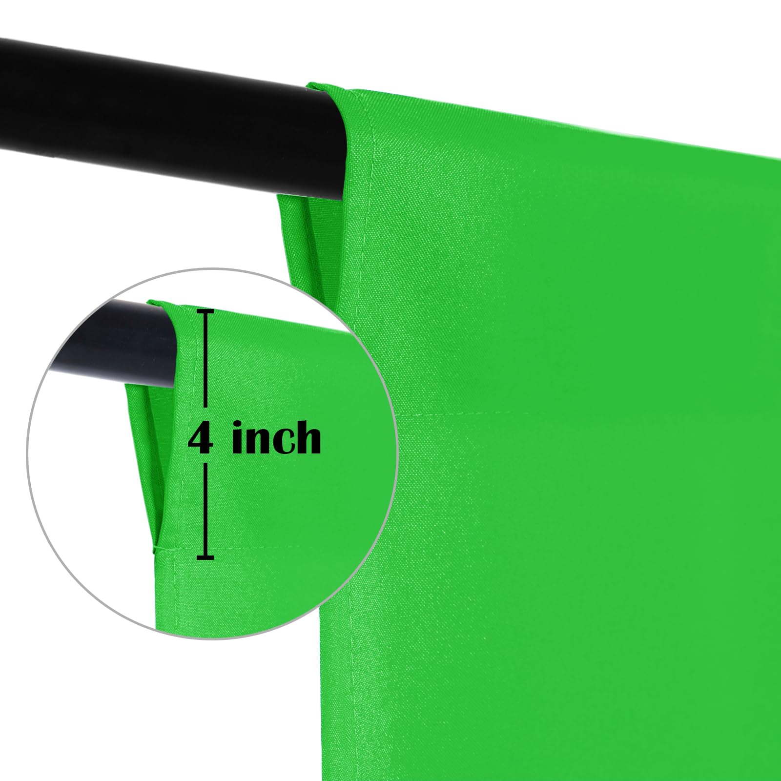 Sugargirl 8Ftx10Ft Green Screen Backdrop Background For Photography, Polyester Photo Backdrop For Photoshoot, Party, Video And T