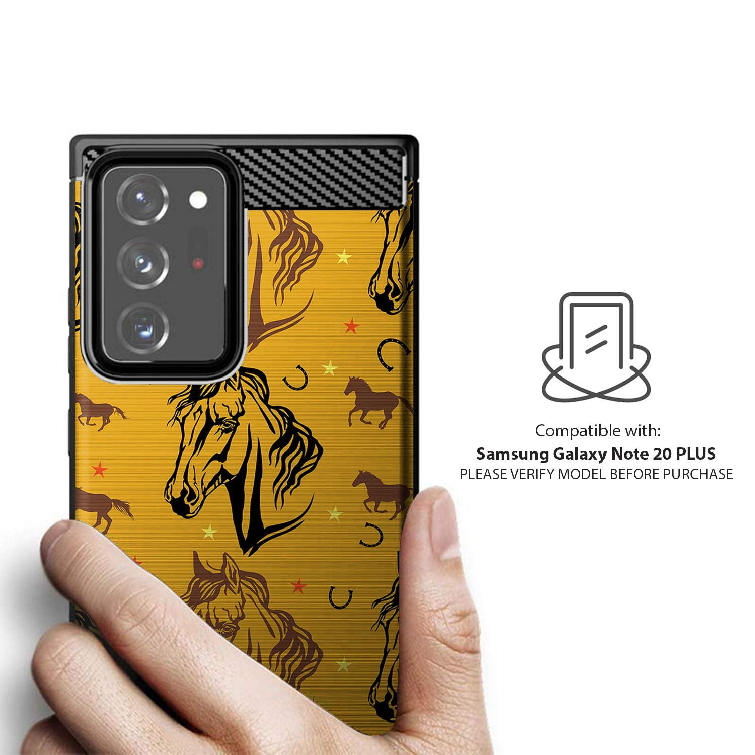 Casesondeck Case Compatible With [Samsung Galaxy Note 20 Ultra/Note 20 Ultra 5G Case] Design Case, Slim Black Flexible Sleek Sho